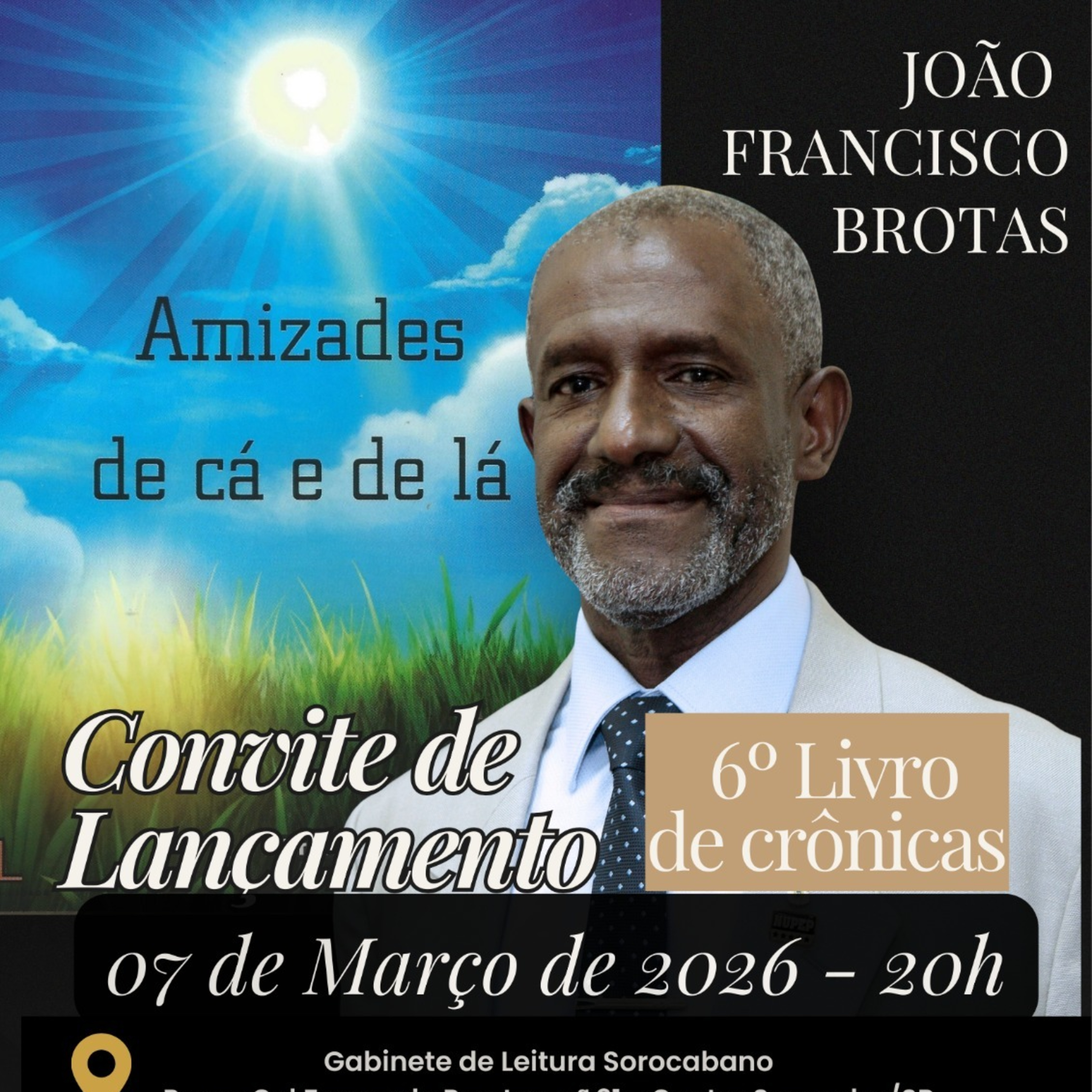 Livro de crônicas "Amizades de cá e de lá" será lançado neste sábado (7) em Sorocaba episode artwork