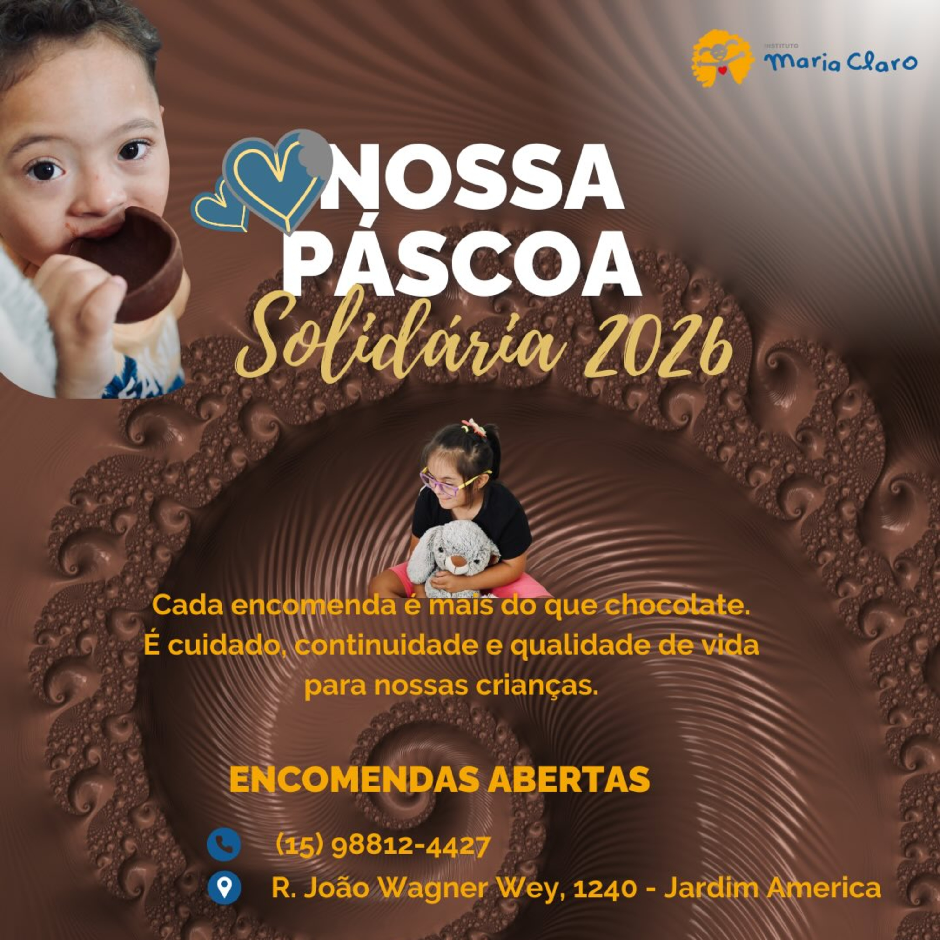 Páscoa Solidária: pelo quarto ano Instituto Maria Claro confecciona e vende ovos de chocolate episode artwork