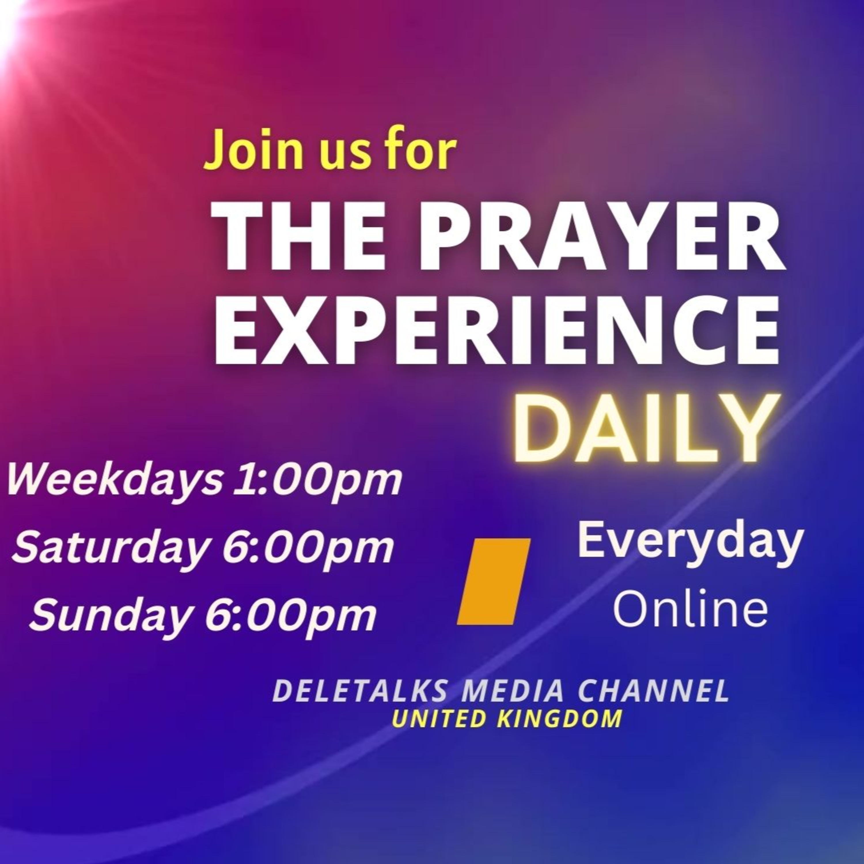 Prayers for the Nations | The Prayer Experience with Andrea Riding | Wedesday 14th June 2023 episode artwork