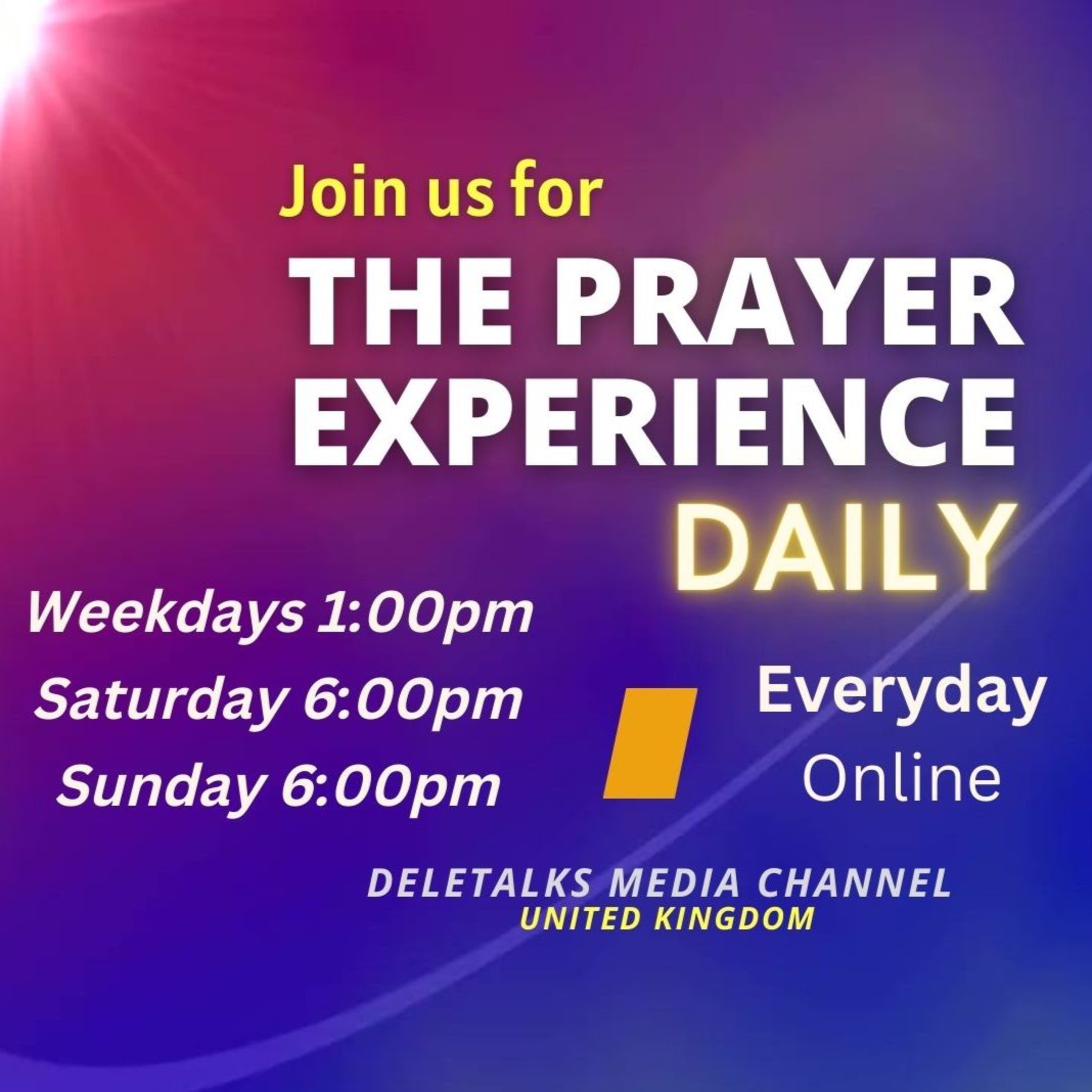 Praying God's Purposes | The Prayer Experience with Pastor Dumebi | Sat 16th September 2023 episode artwork
