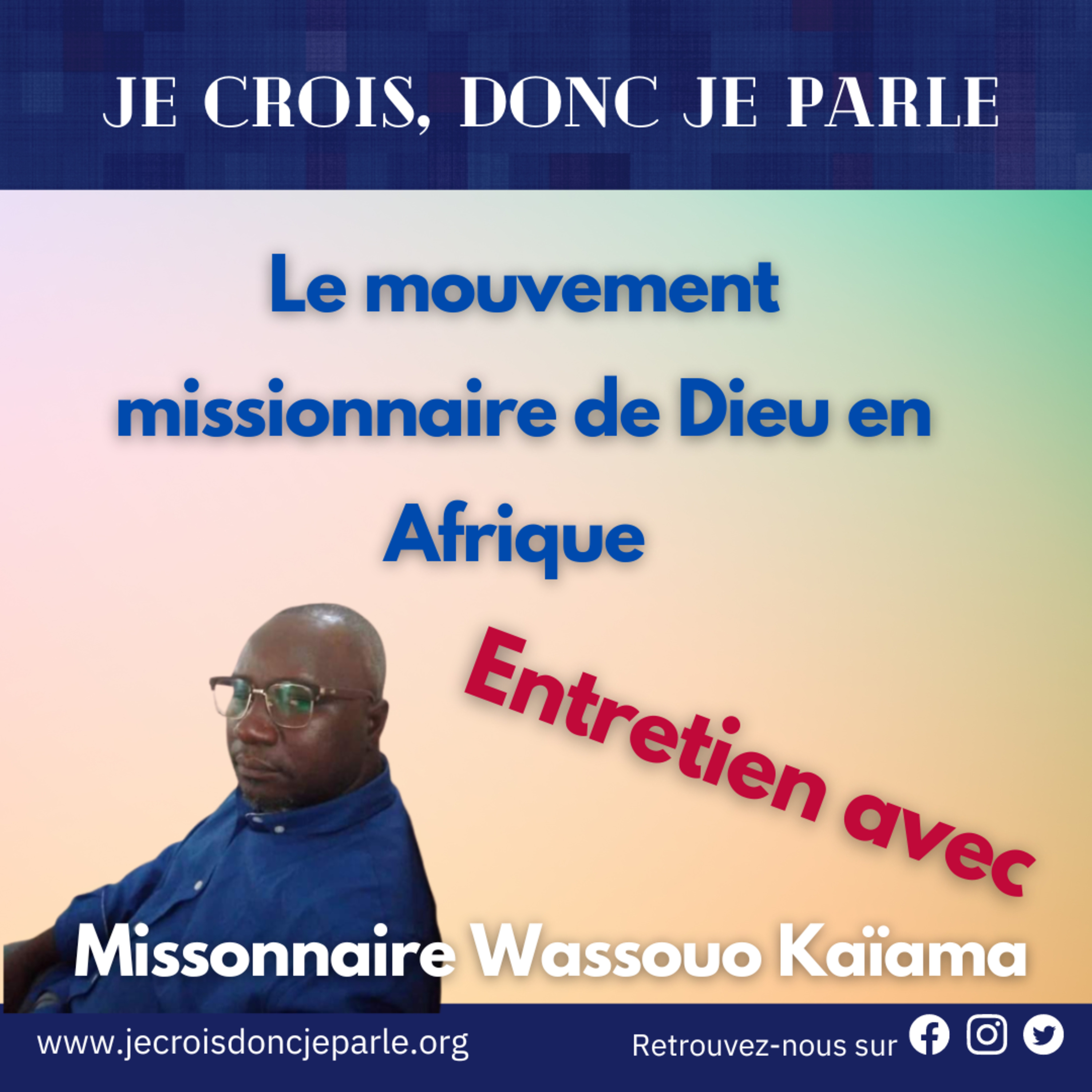 JE CROIS, DONC JE PARLE