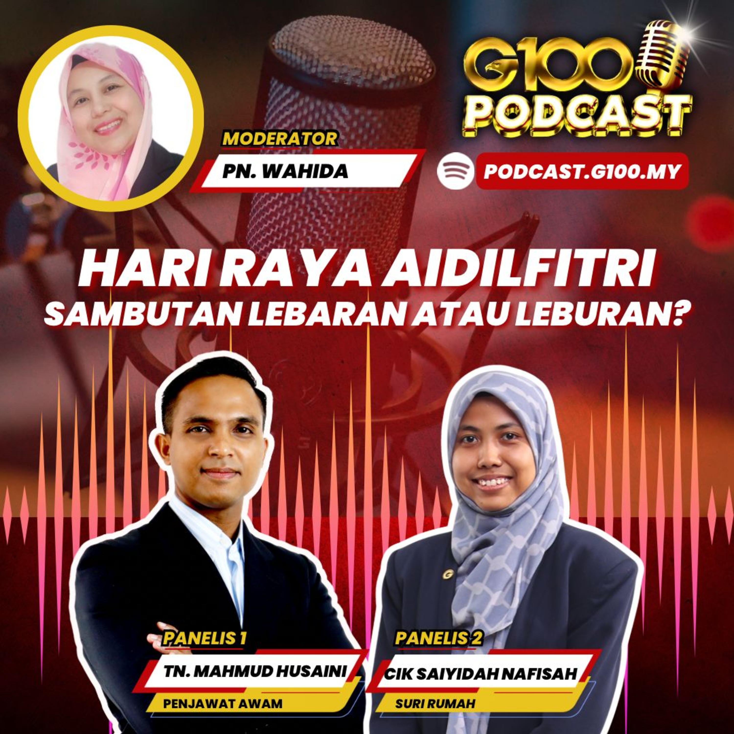 Episod 108 Hari Raya Aidilfitri Sambutan Lebaran Atau Leburan Bersama Tuan Mahmud Husaini dan Cik Puan Saiyidah Ismail