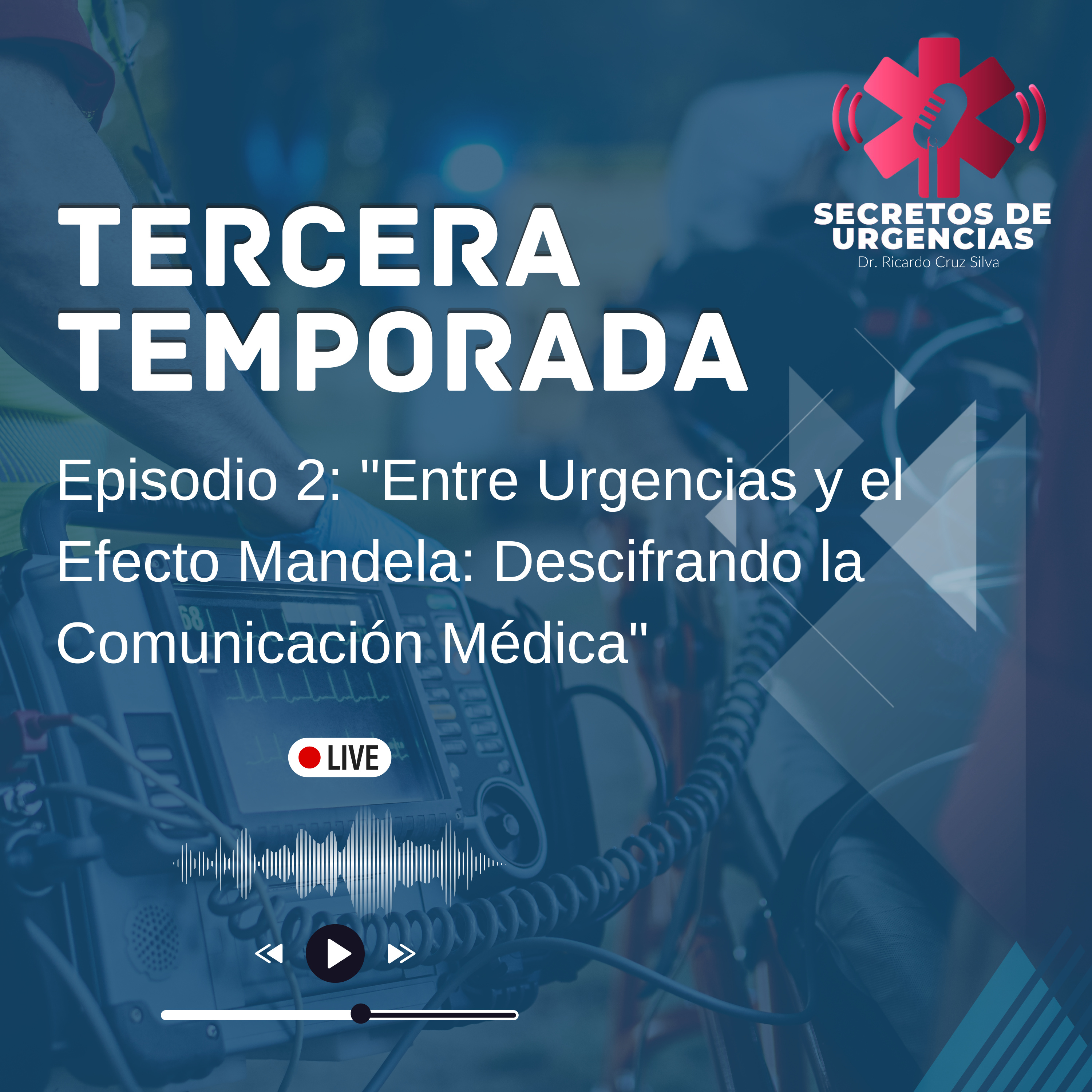 Episodio 2: Entre Urgencias y el Efecto Mandela: Descifrando la Comunicación Médica episode artwork