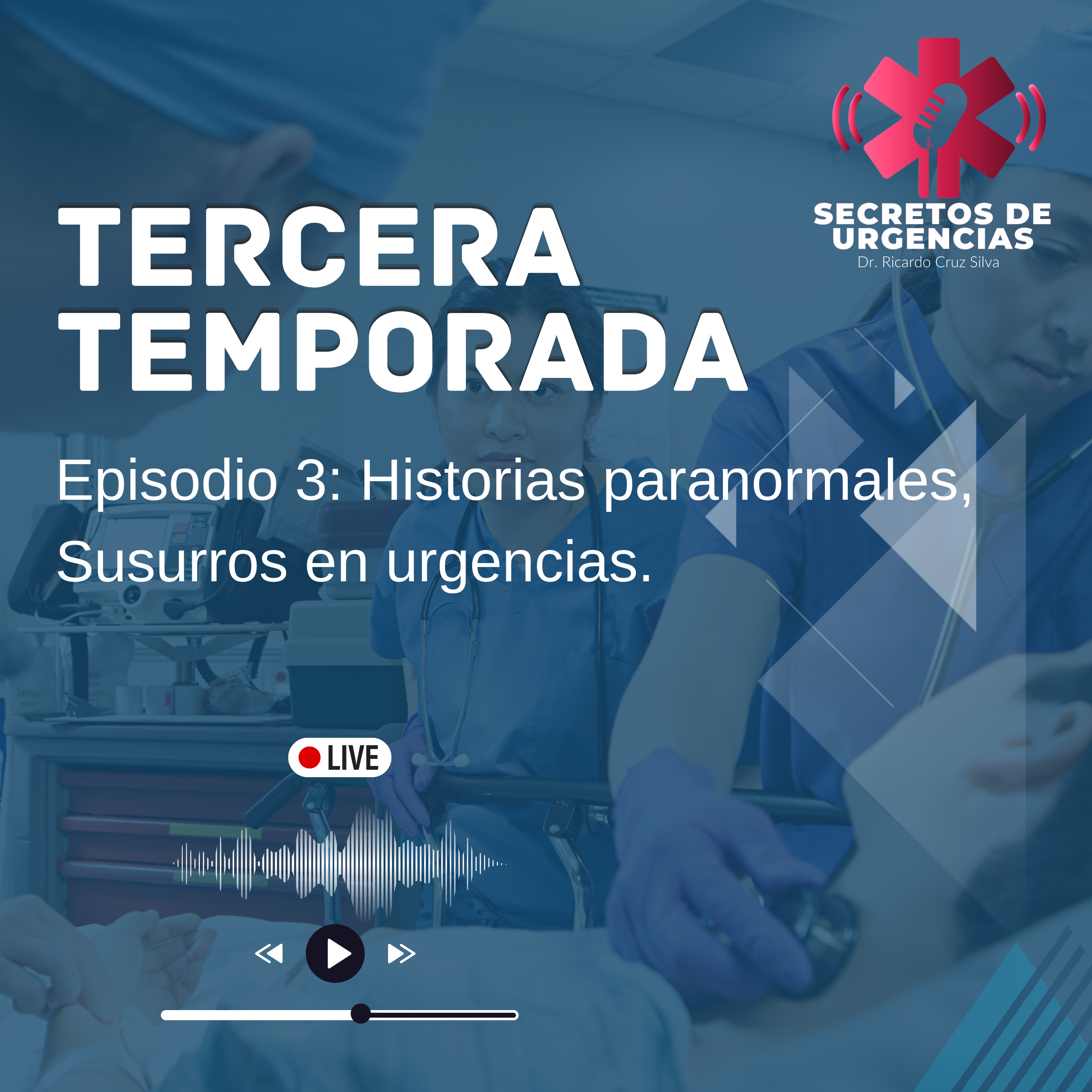 Episodio 3: Historias paranormales, Susurros en urgencias. episode artwork