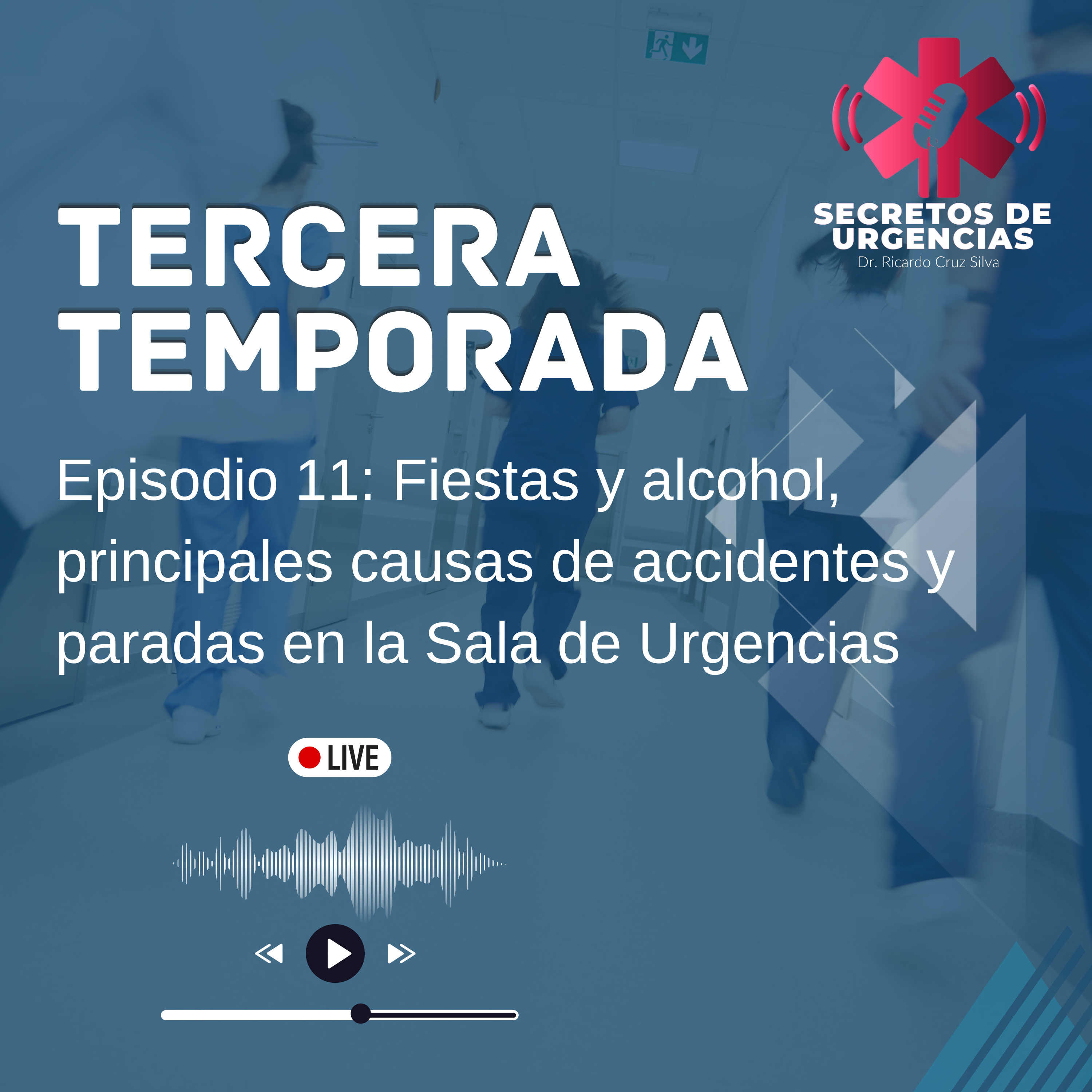 Episodio 11: Fiestas y alcohol, principales causas de accidentes y paradas en la Sala de Urgencias episode artwork