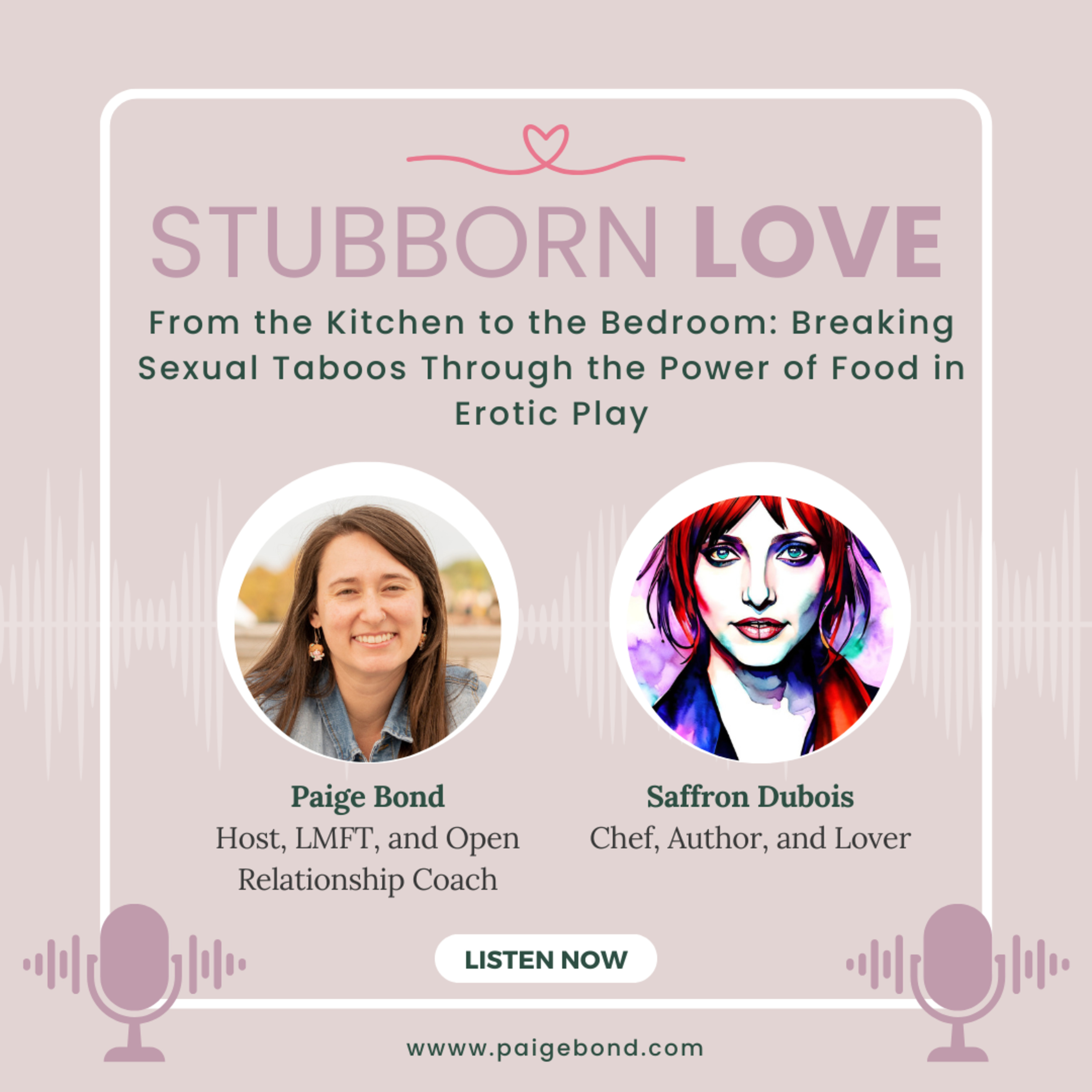 From the Kitchen to the Bedroom: Breaking Sexual Taboos Through the Power of Food in Erotic Play | with Saffron Dubois, Chef, Author, and Lover
