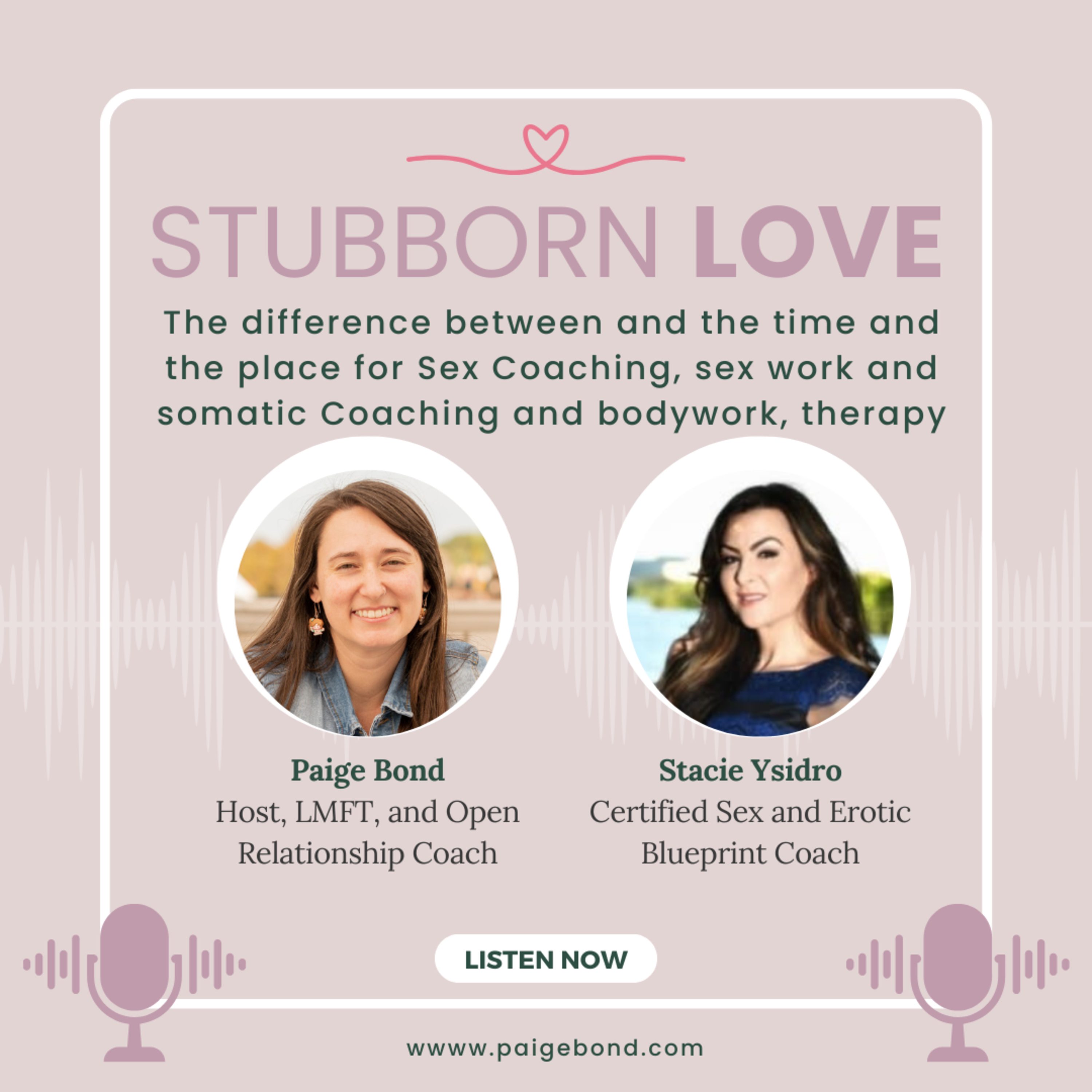 The difference between and the time and the place for Sex Coaching, sex work and somatic Coaching and bodywork, therapy | with Stacie Ysidro, Certified Sex and Erotic Blueprint Coach