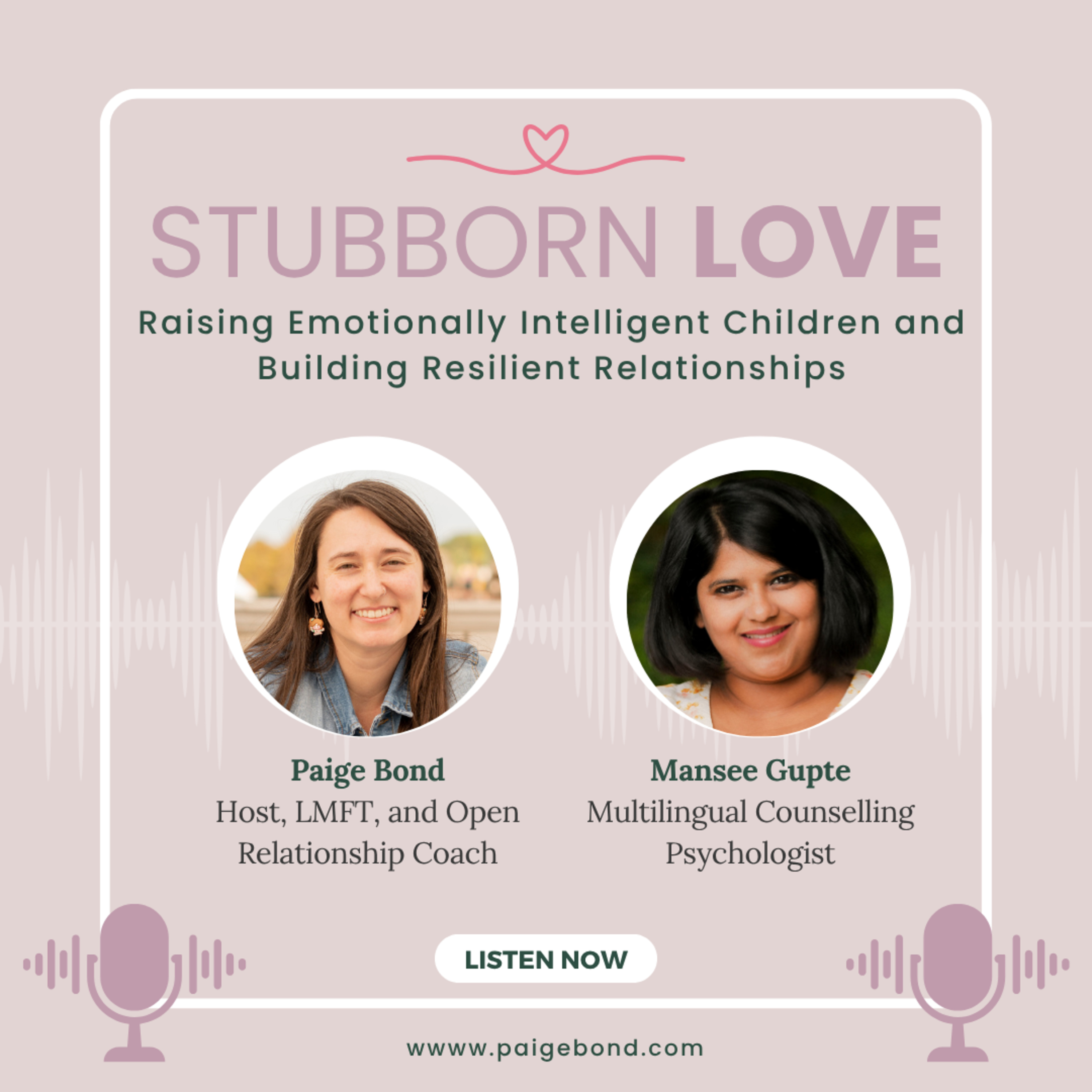 Raising Emotionally Intelligent Children and Building Resilient Relationships | with Mansee Gupte, Multilingual Counselling Psychologist