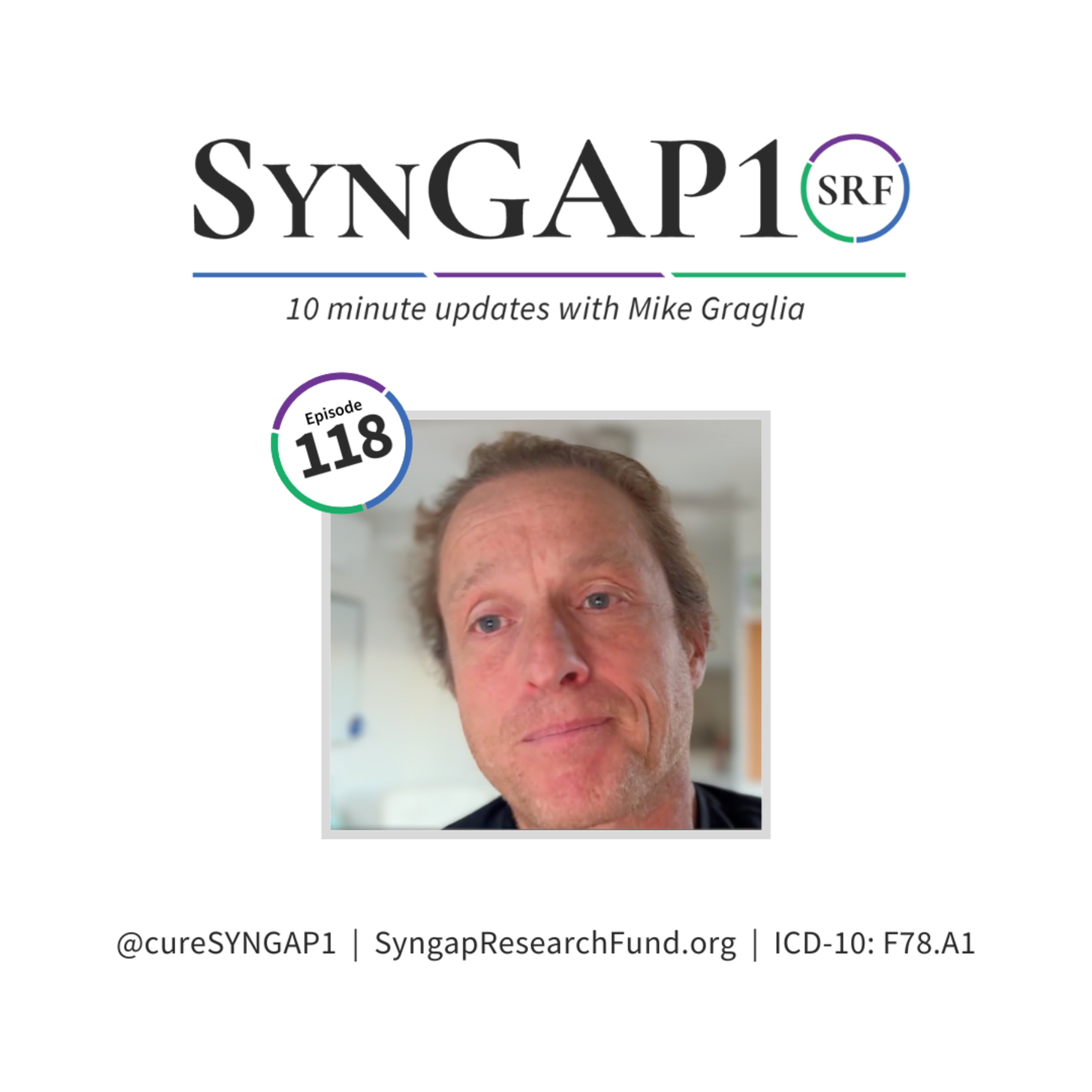 SynGAP10 weekly 10 minute updates on SYNGAP1
