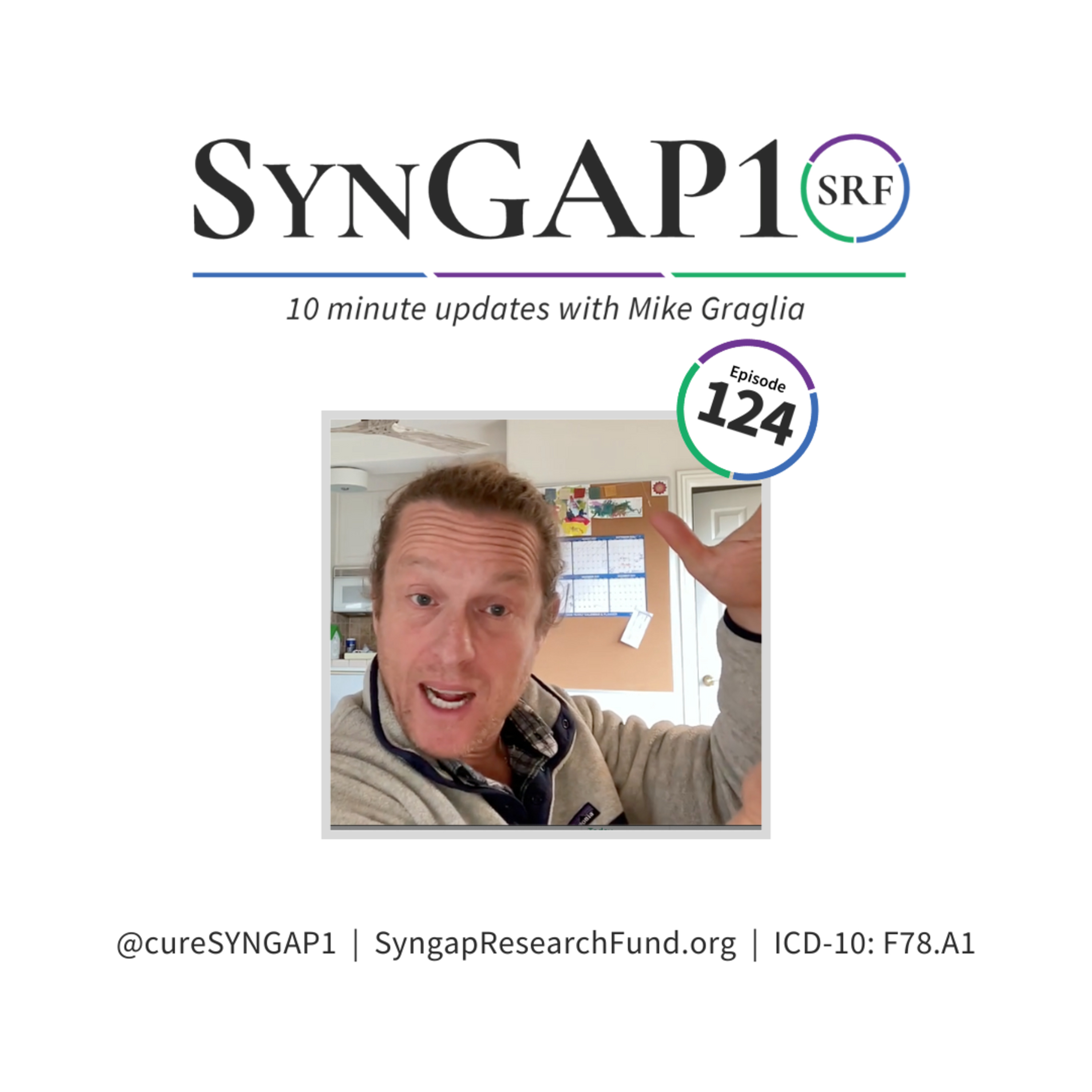 SynGAP10 weekly 10 minute updates on SYNGAP1