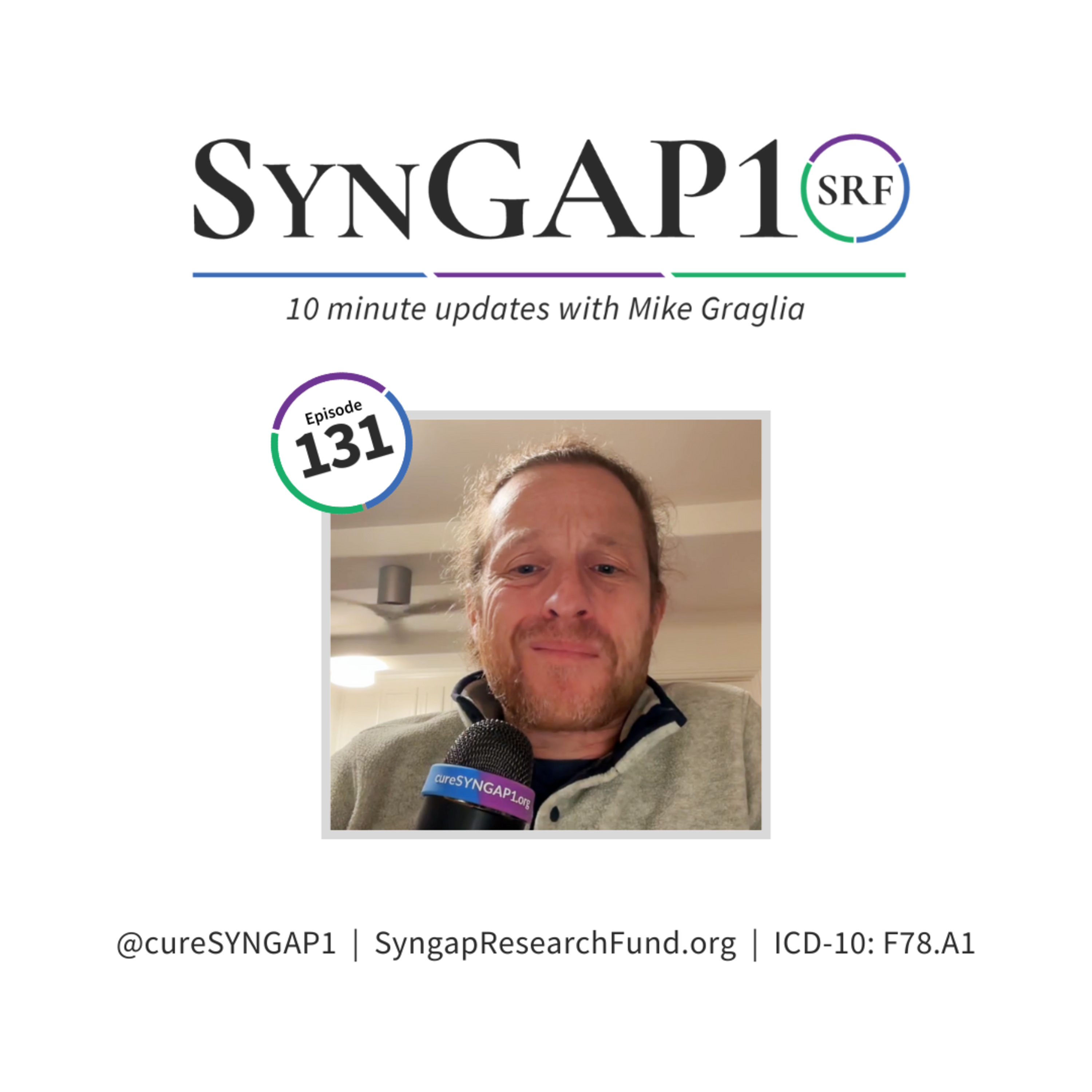 SynGAP10 weekly 10 minute updates on SYNGAP1