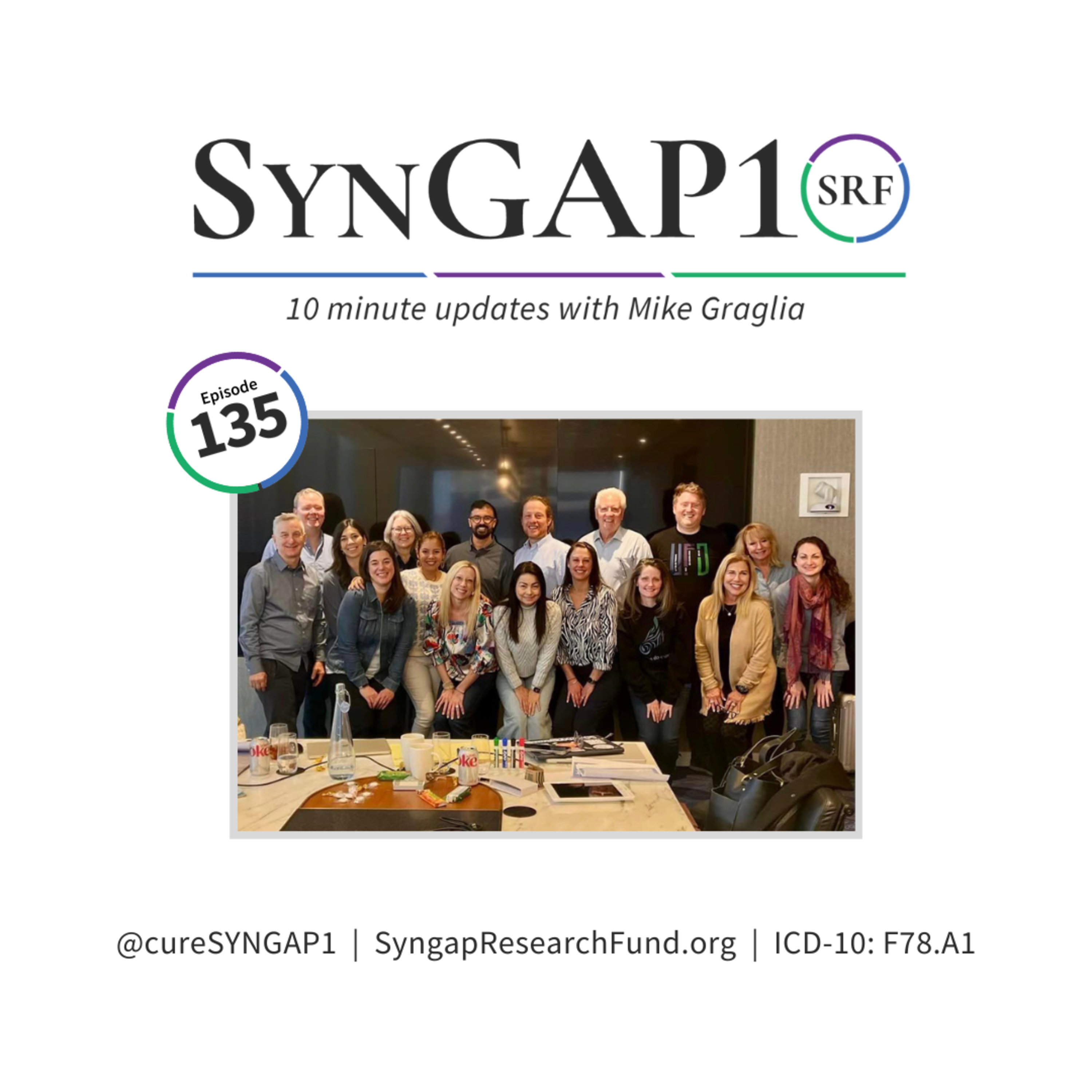 SynGAP10 weekly 10 minute updates on SYNGAP1