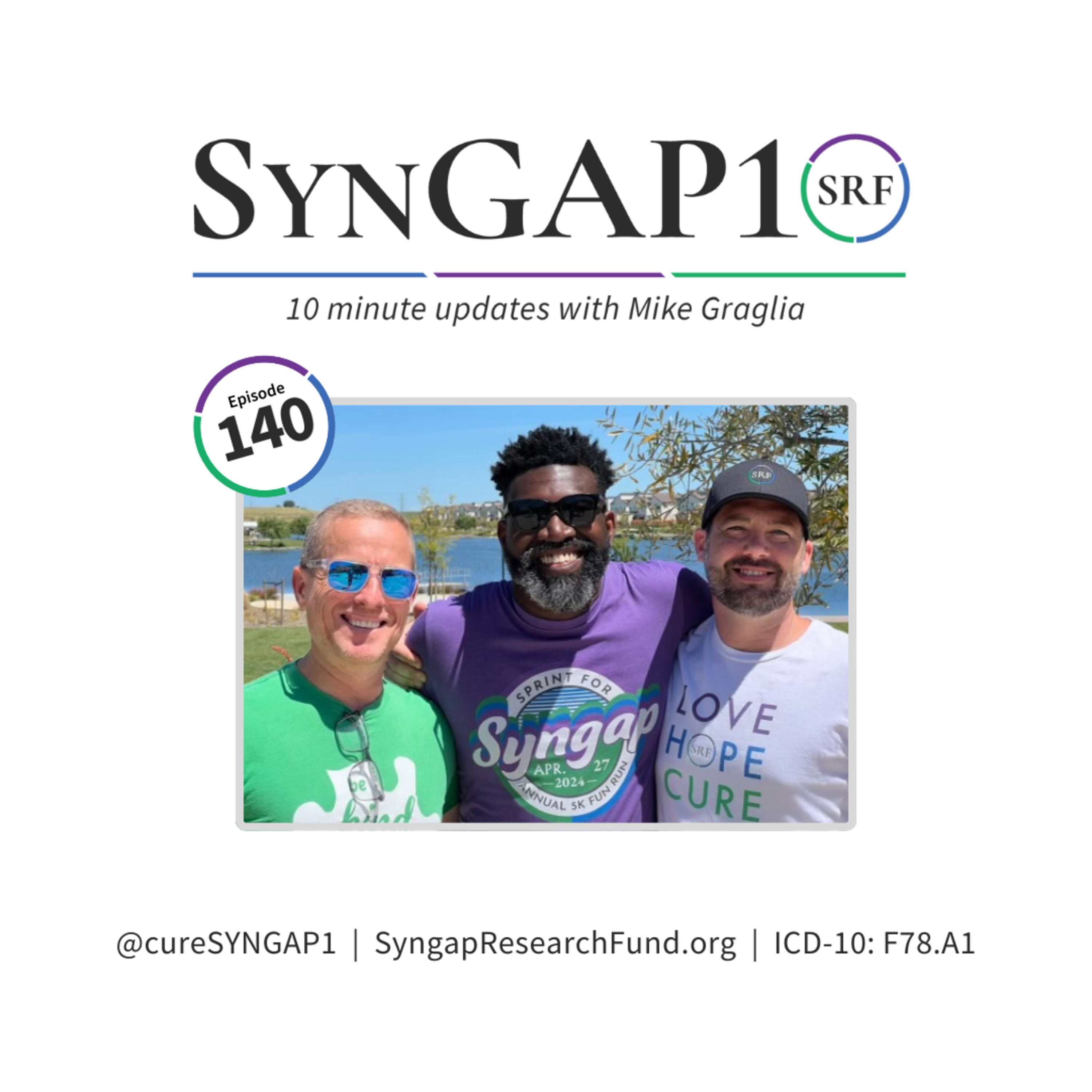 SynGAP10 weekly 10 minute updates on SYNGAP1