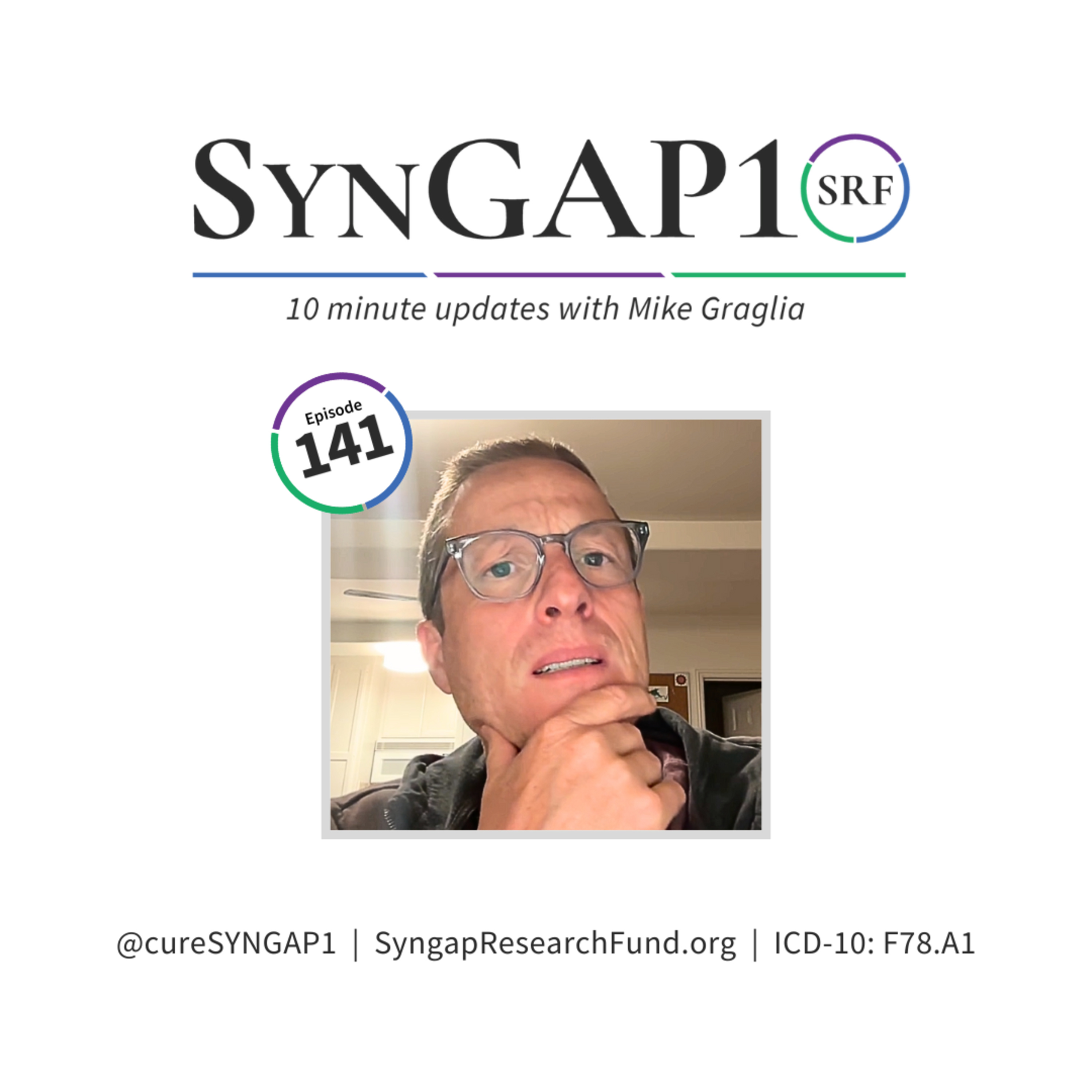 SynGAP10 weekly 10 minute updates on SYNGAP1