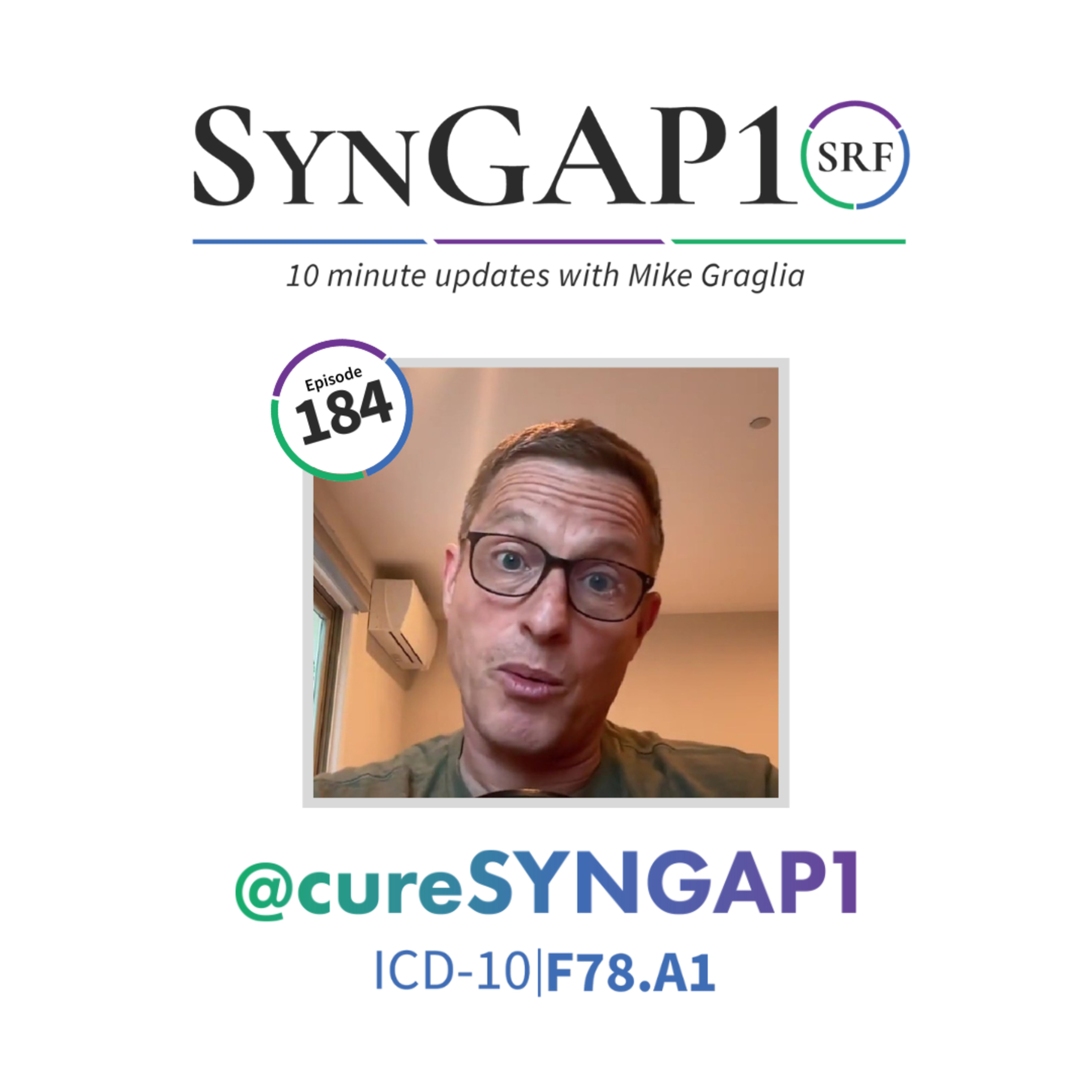 DSC - RDCRN - NCATS - NIH Press! #AAV in #Cell. SRF at CB. Scramble for SYNGAP1 next week! #S10e184 episode artwork
