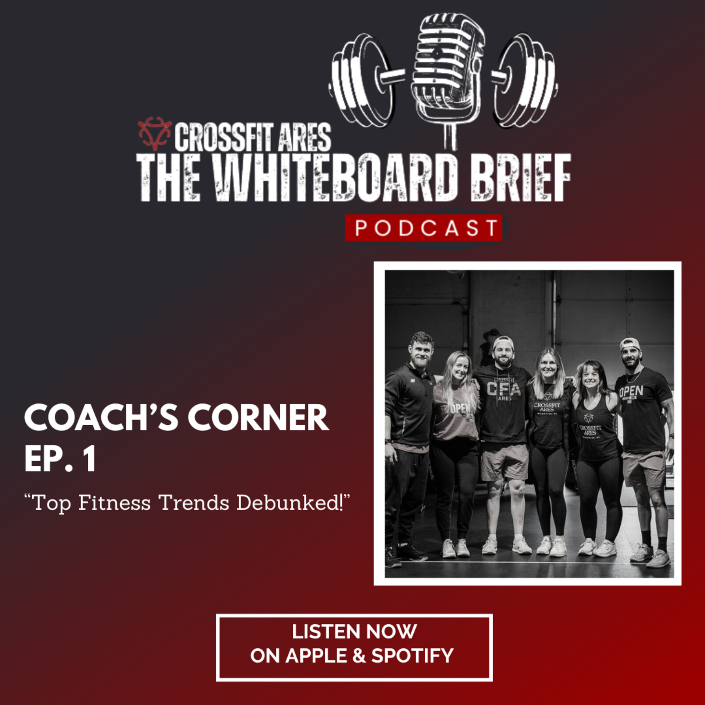 Coach's Corner Episode 1: "Debunking Top Fitness Trends!" episode artwork