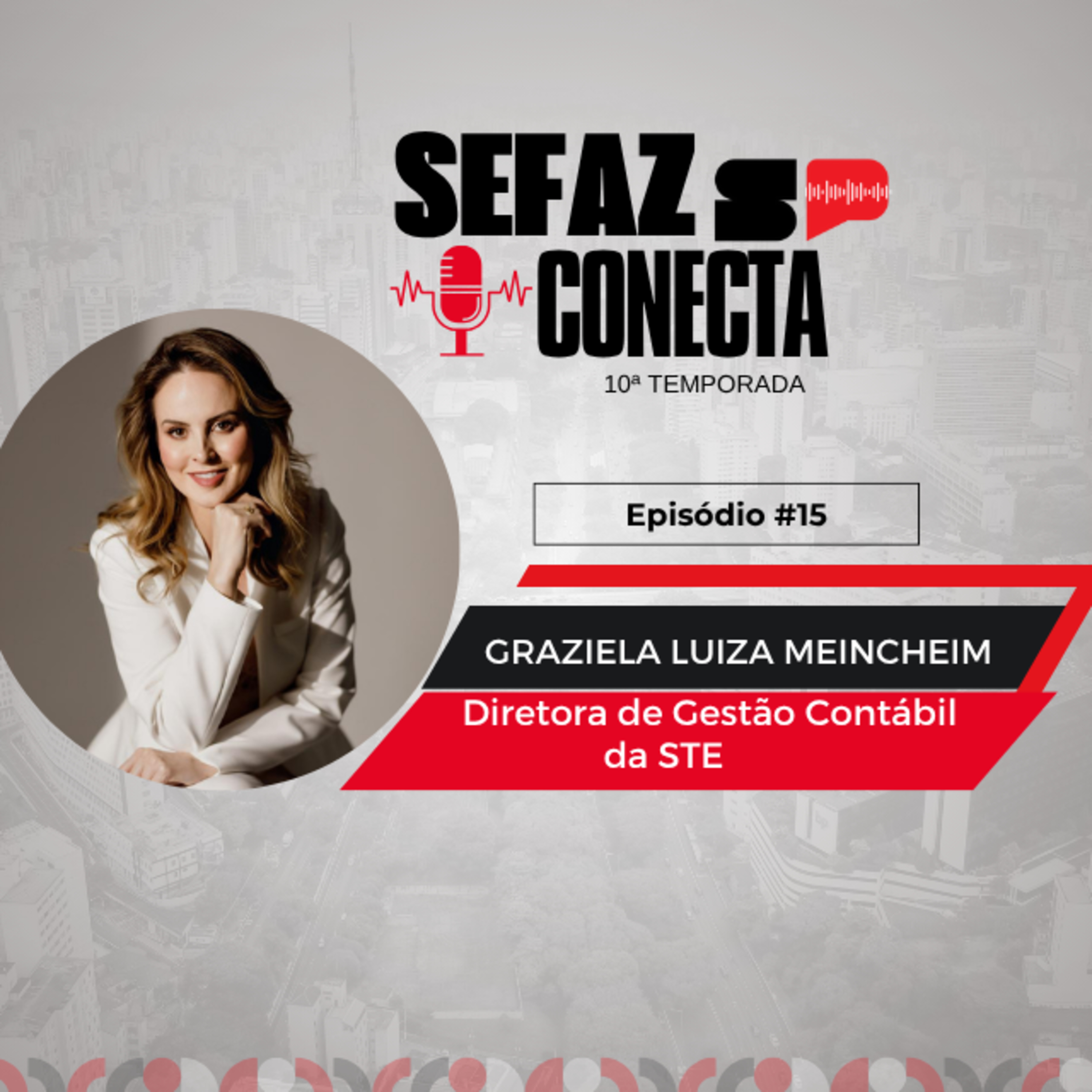 #T10EP - Sefaz Conecta com Graziela Meincheim: Sigef, nova contabilidade, normas internacionais, finanças, Santa Catarina e muay thai episode artwork