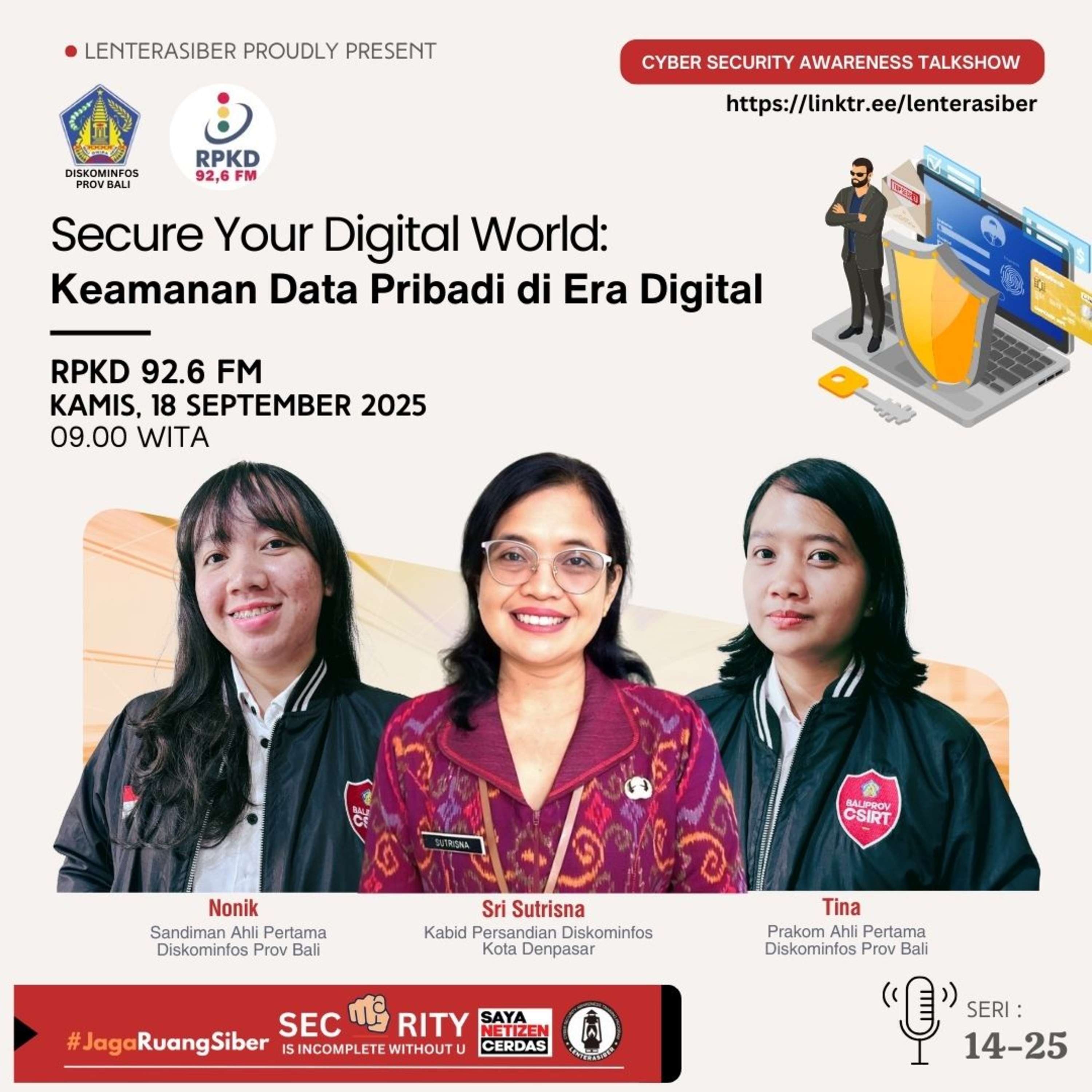Talkshow Keamanan Data Pribadi di Era Digital episode artwork
