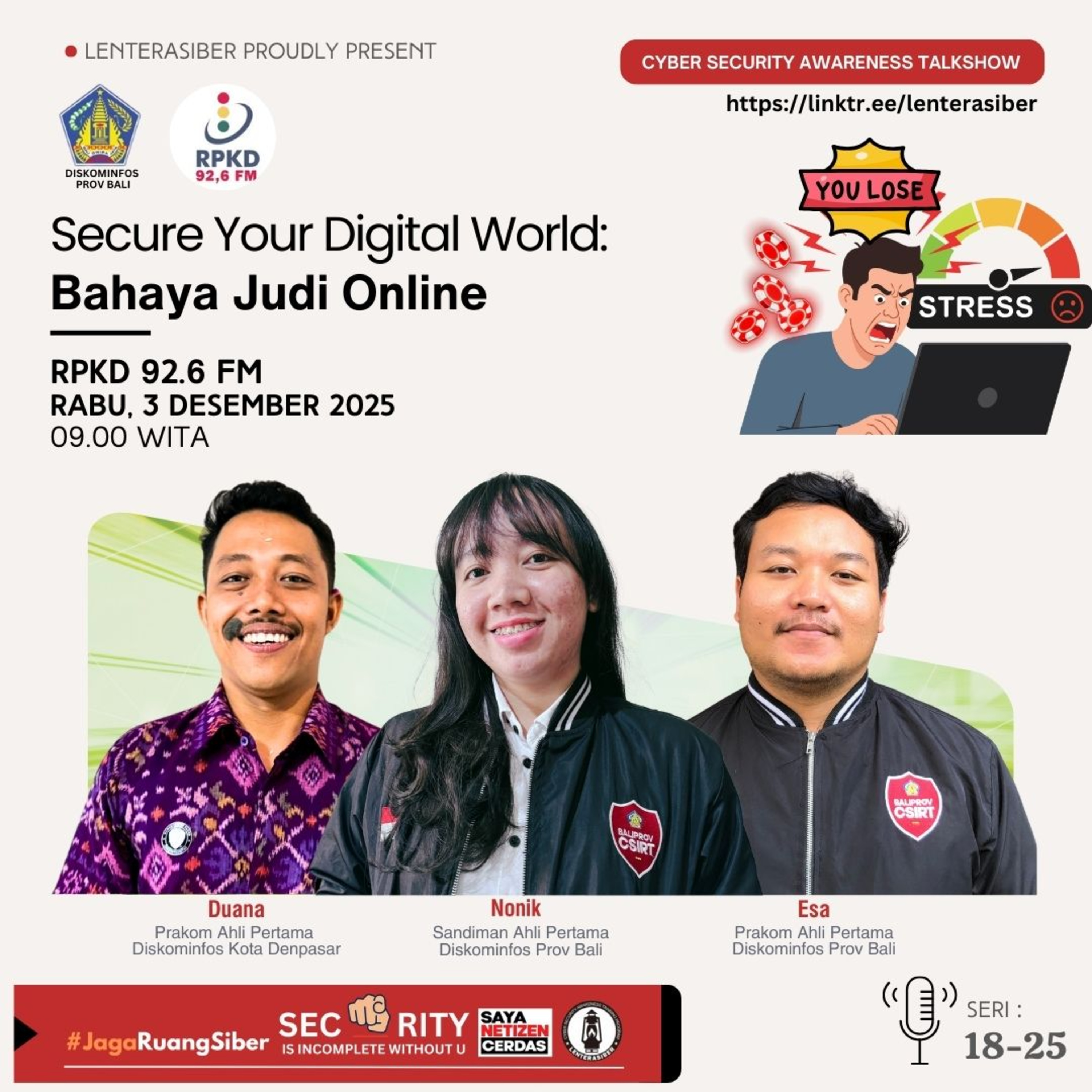 Talkshow Bahaya Judi Online episode artwork