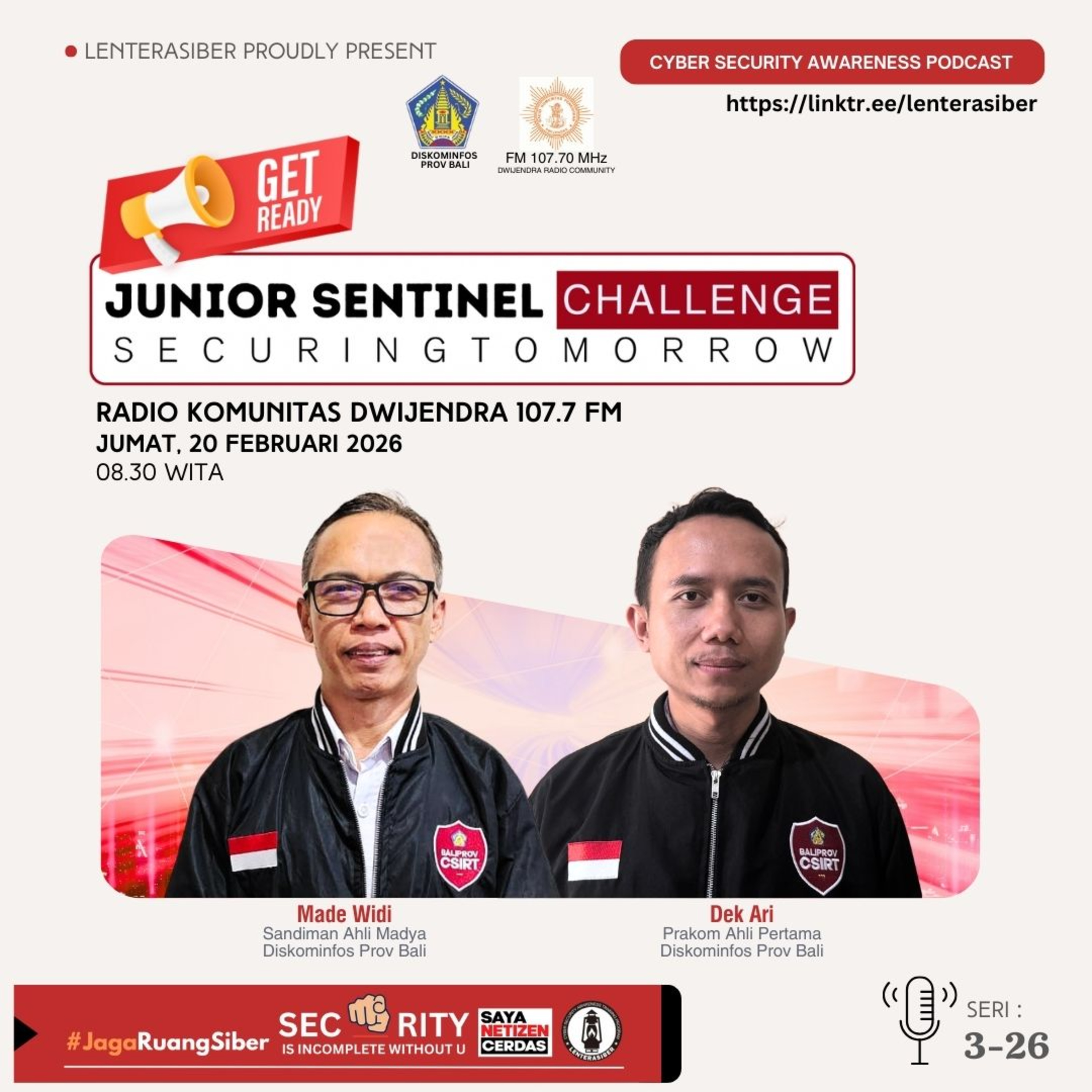 Podcast Get Ready Junior Sentinel Challenge episode artwork
