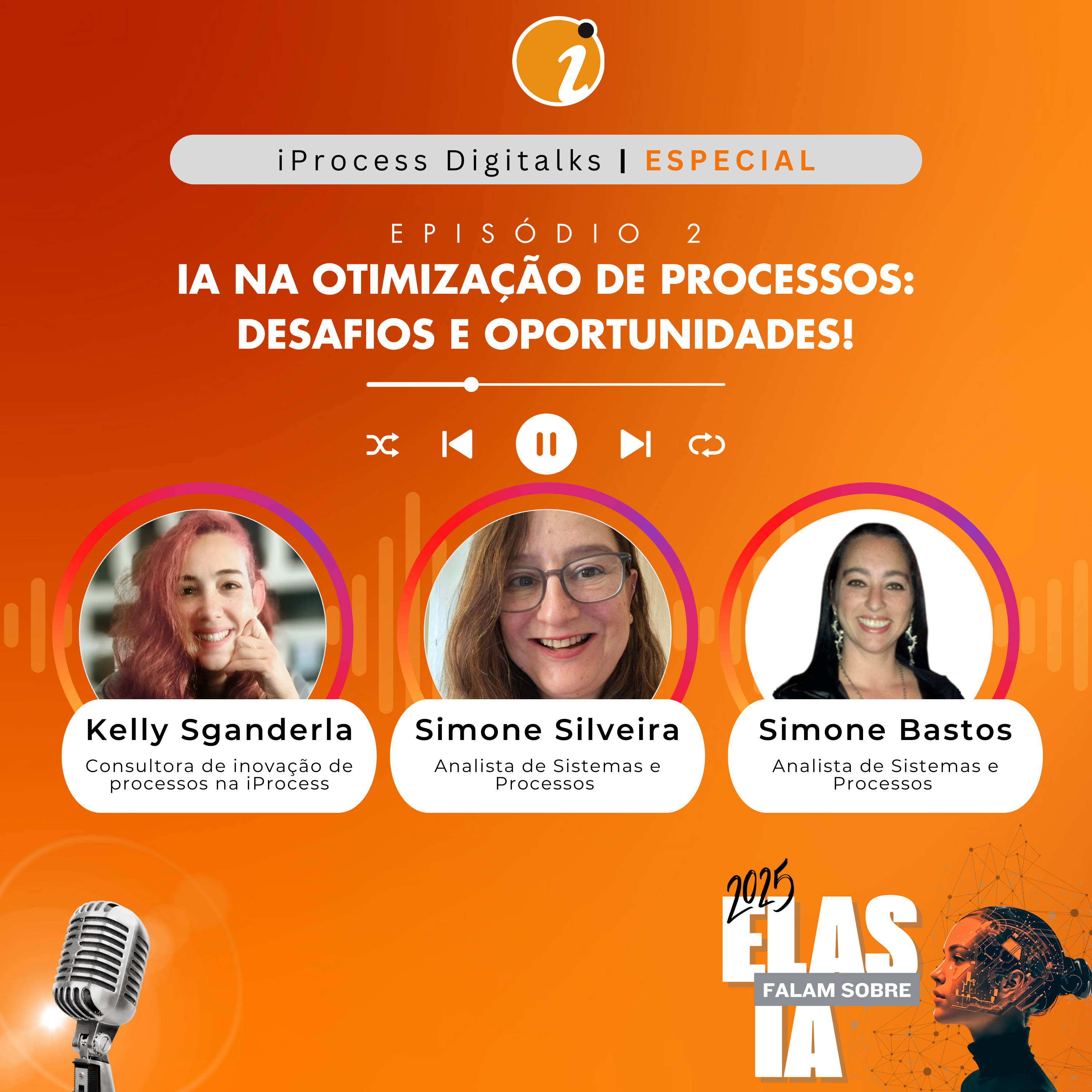 Ep.2 - IA na Otimização de Processos: Desafios e Oportunidades | Especial Elas Falam Sobre IA 2025  episode artwork
