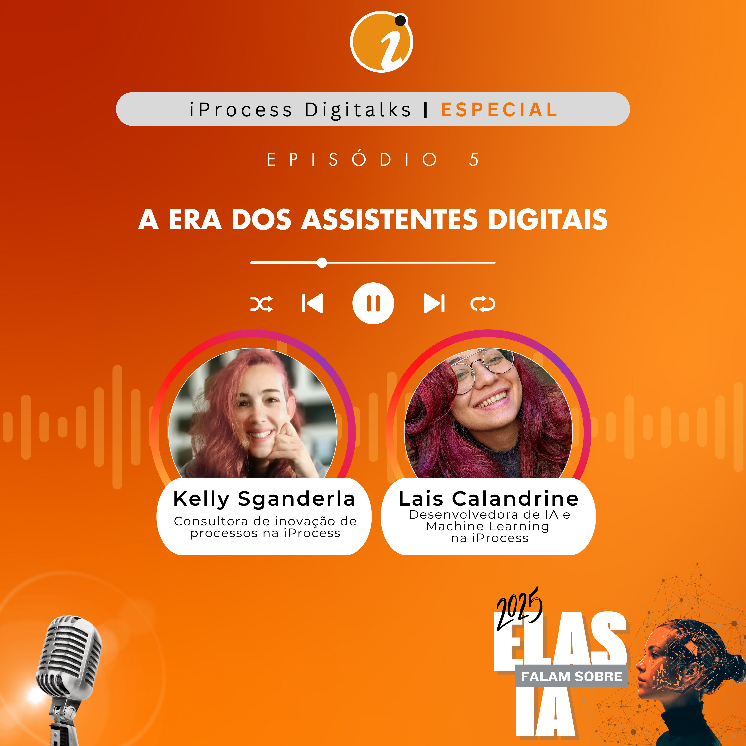 Ep.5- A Era dos Assistentes Digitais| Especial Elas Falam Sobre IA 2025 Episódio de áudio • episode artwork