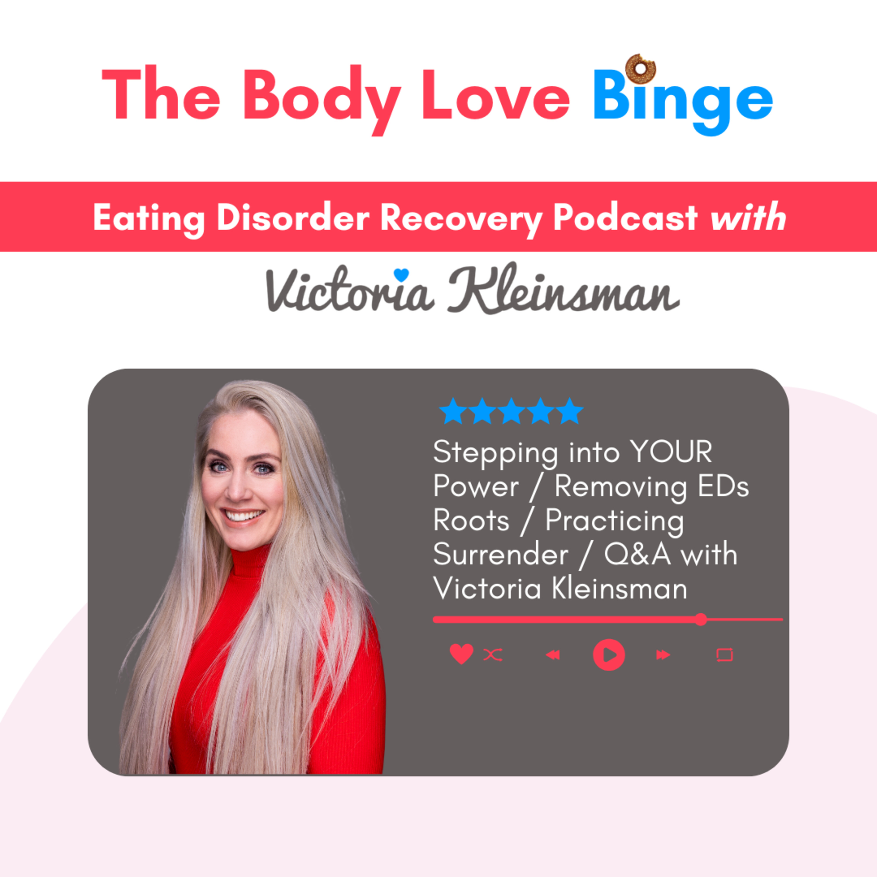 Stepping into YOUR Power: Removing EDs Roots, Practising Surrender, Q&A with Victoria Kleinsman episode artwork