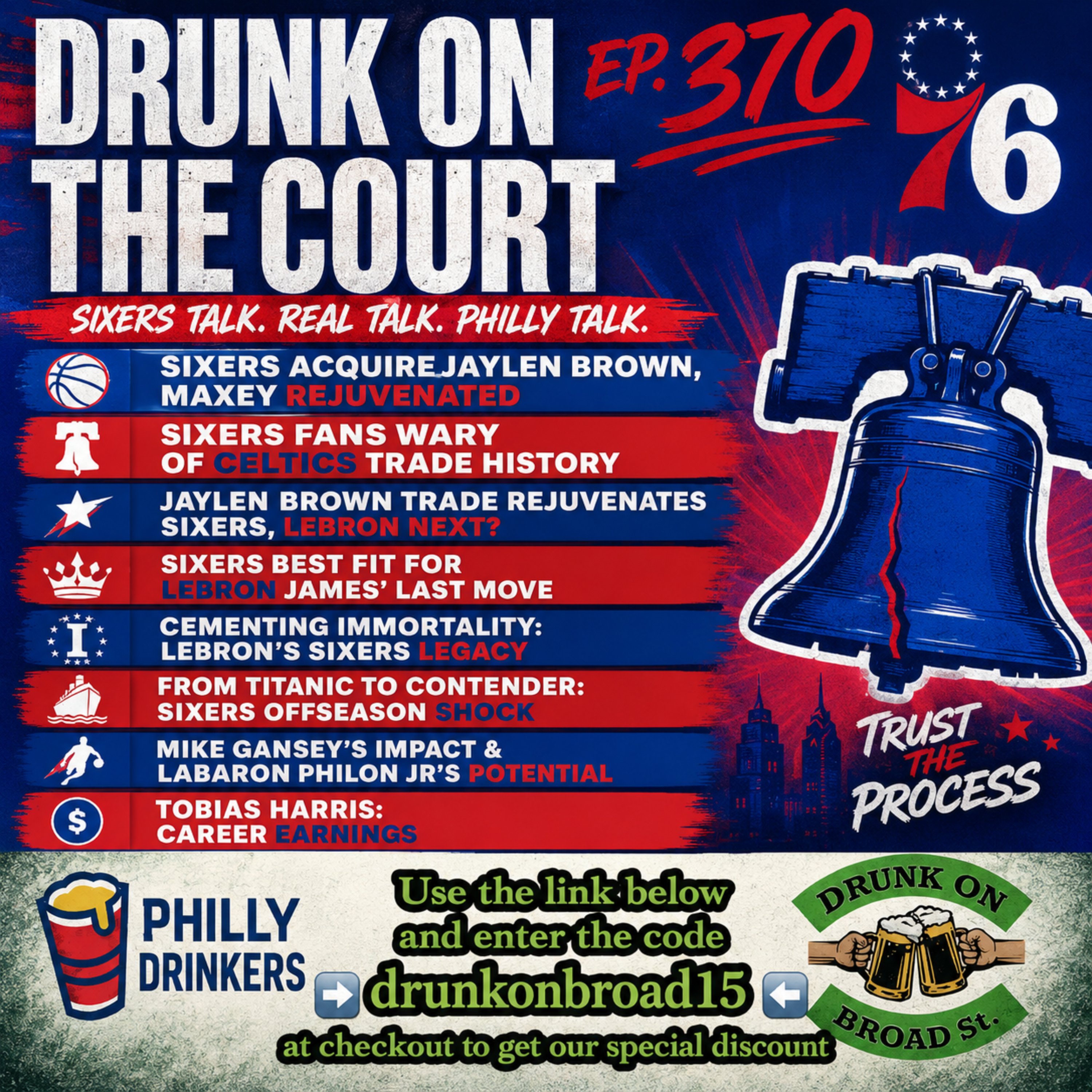 Episode 370 🏀 Drunk On The Court episode artwork