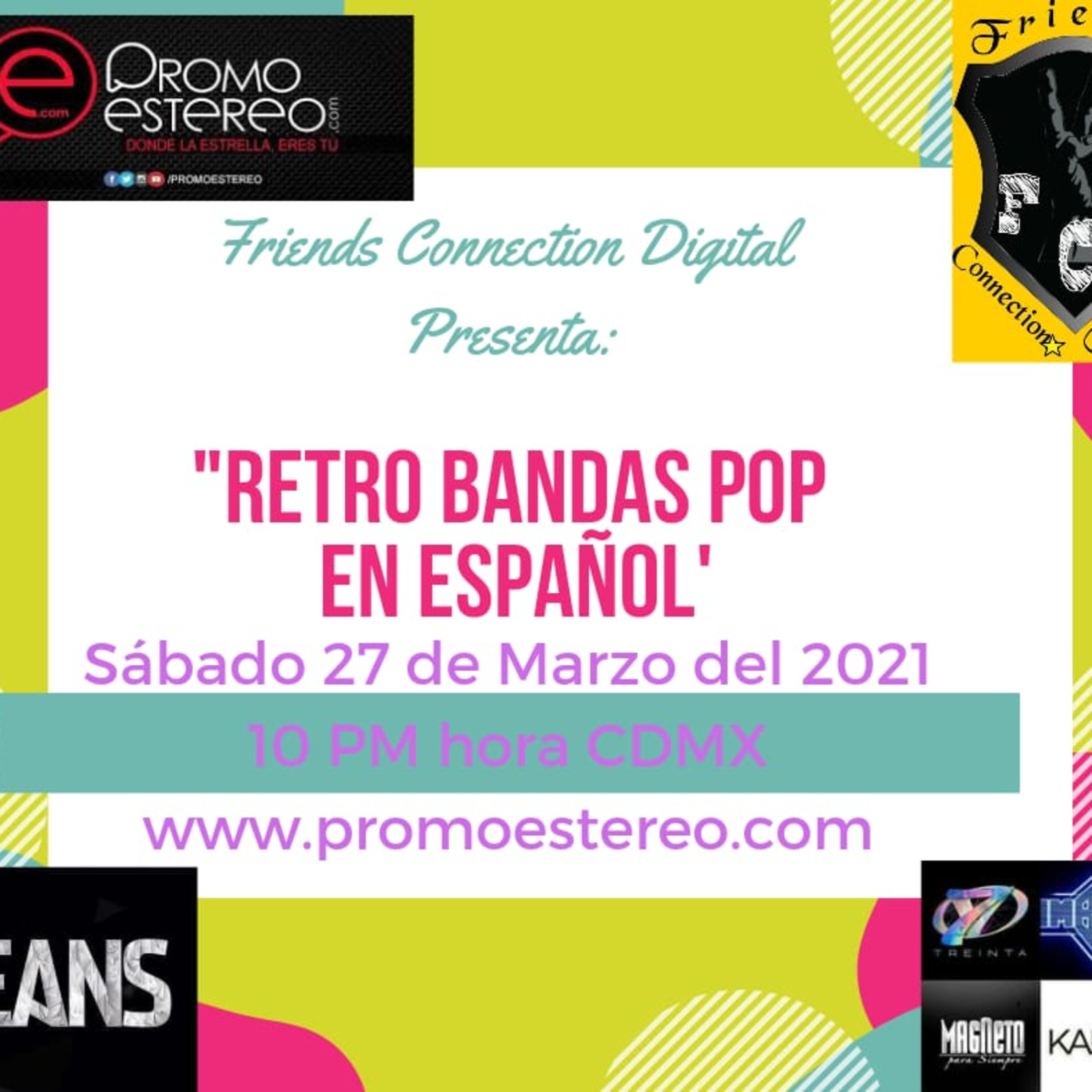 "RETRO BANDAS POP EN ESPAÑOL" (CÓDIGO: FCD RADIO 87) episode artwork