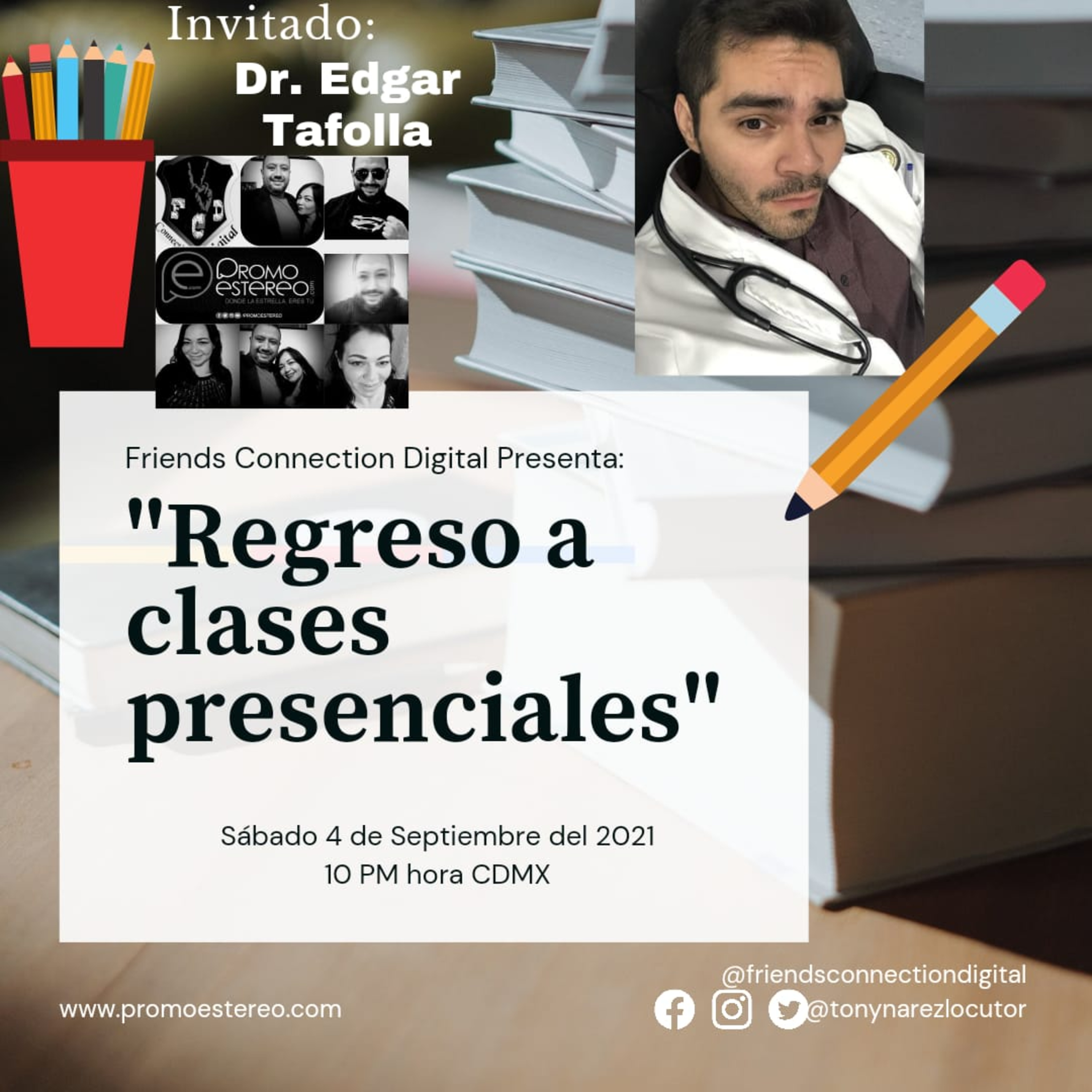 "REGRESO A CLASES PRESENCIALES" (CÓDIGO: FCD RADIO 109) episode artwork