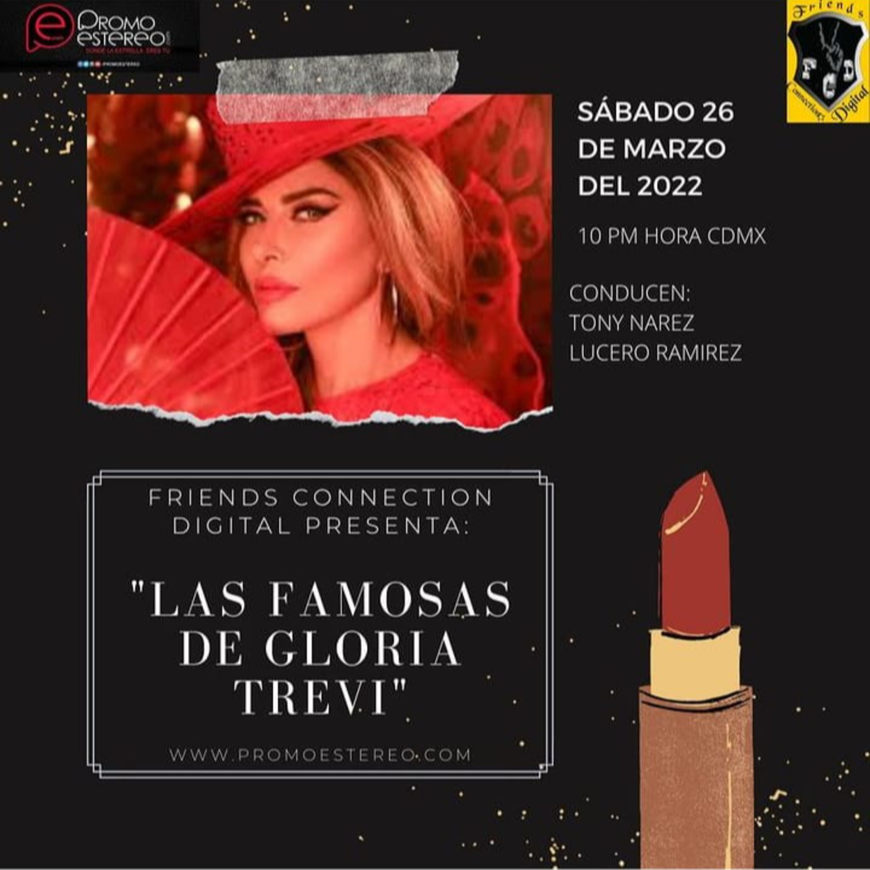 "LAS FAMOSAS DE GLORIA TREVI" (CÓDIGO: FCD RADIO 137) episode artwork