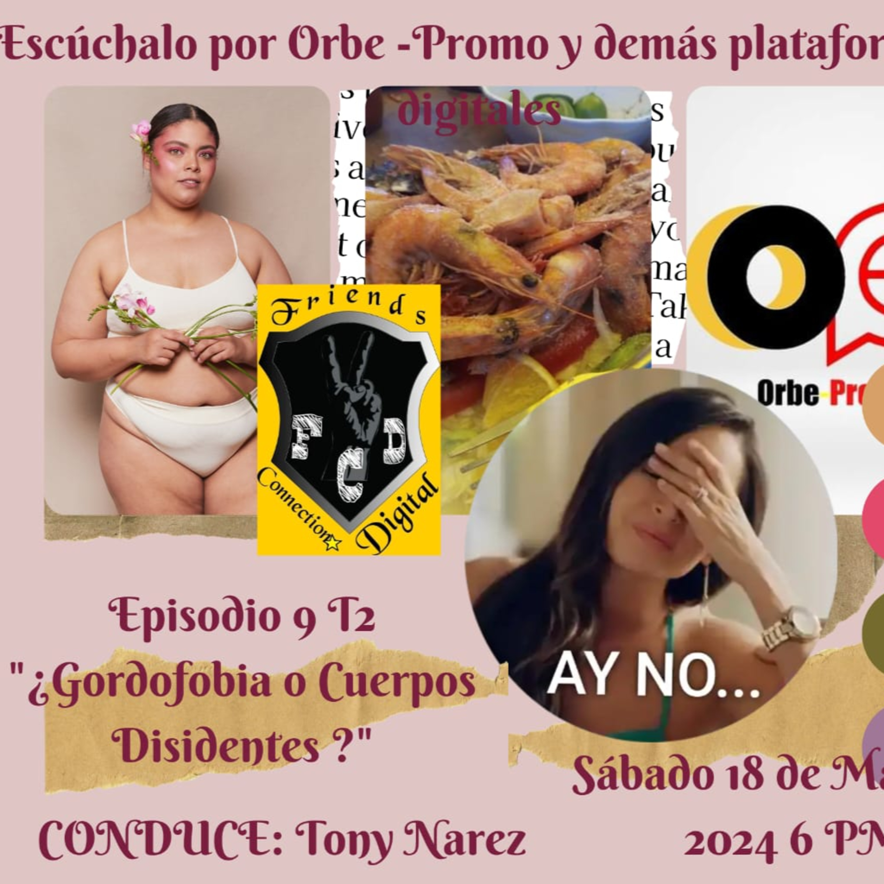 "¿GORDOFOBIA O CUERPOS DISIDENTES? " (T2, EPISODIO 9, FCD RADIO) episode artwork