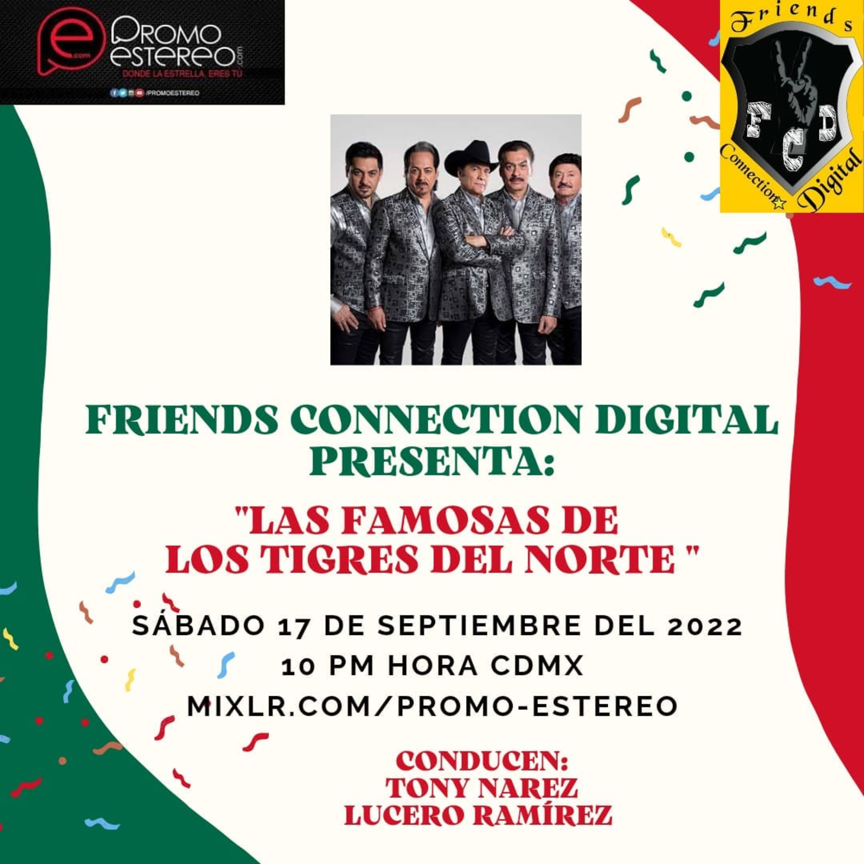 "LAS FAMOSAS DE LOS TIGRES DEL NORTE" (CÓDIGO: FCD RADIO 158) episode artwork