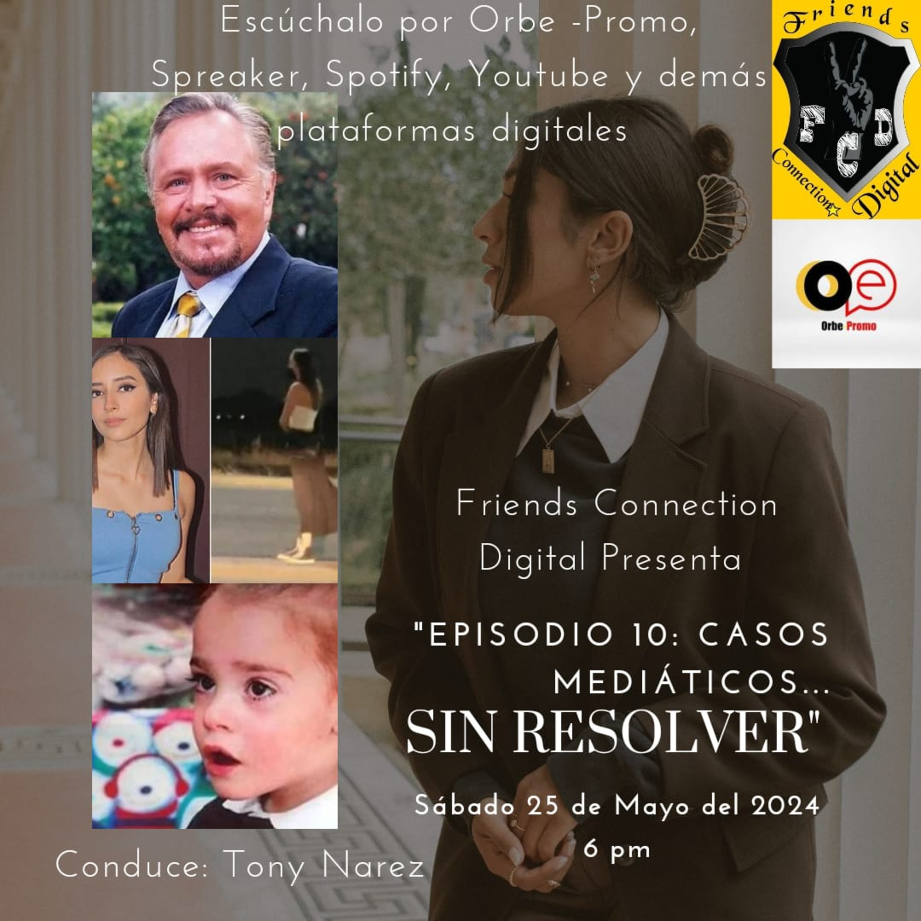 "CASOS MEDIÁTICOS SIN RESOLVER" (T2, EPISODIO 10, FCD RADIO) episode artwork