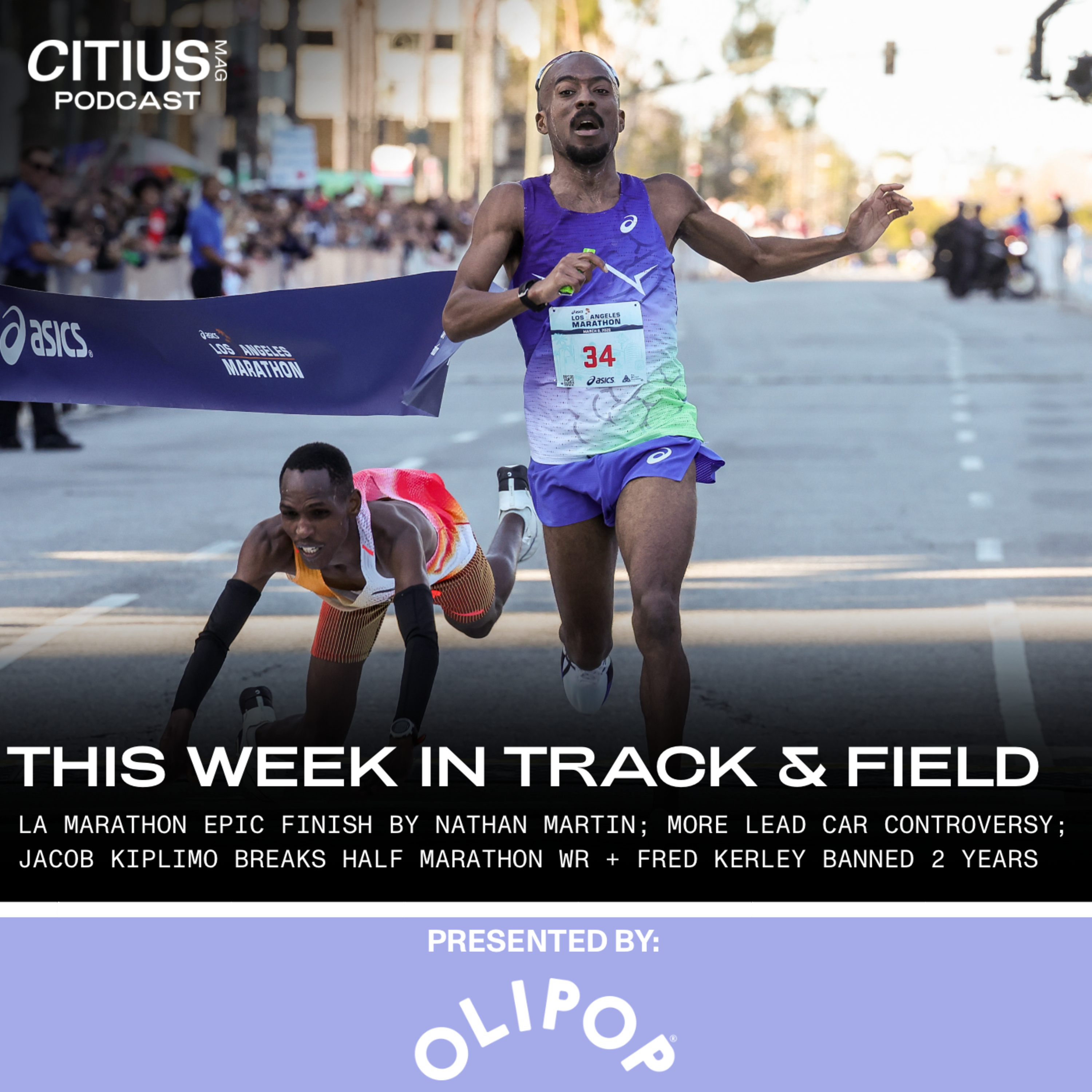 This Week In Track & Field: LA Marathon Epic Finish By Nathan Martin — But More Lead Car Controversy; Jacob Kiplimo Breaks Half Marathon WR + Fred Kerley Banned Two Years