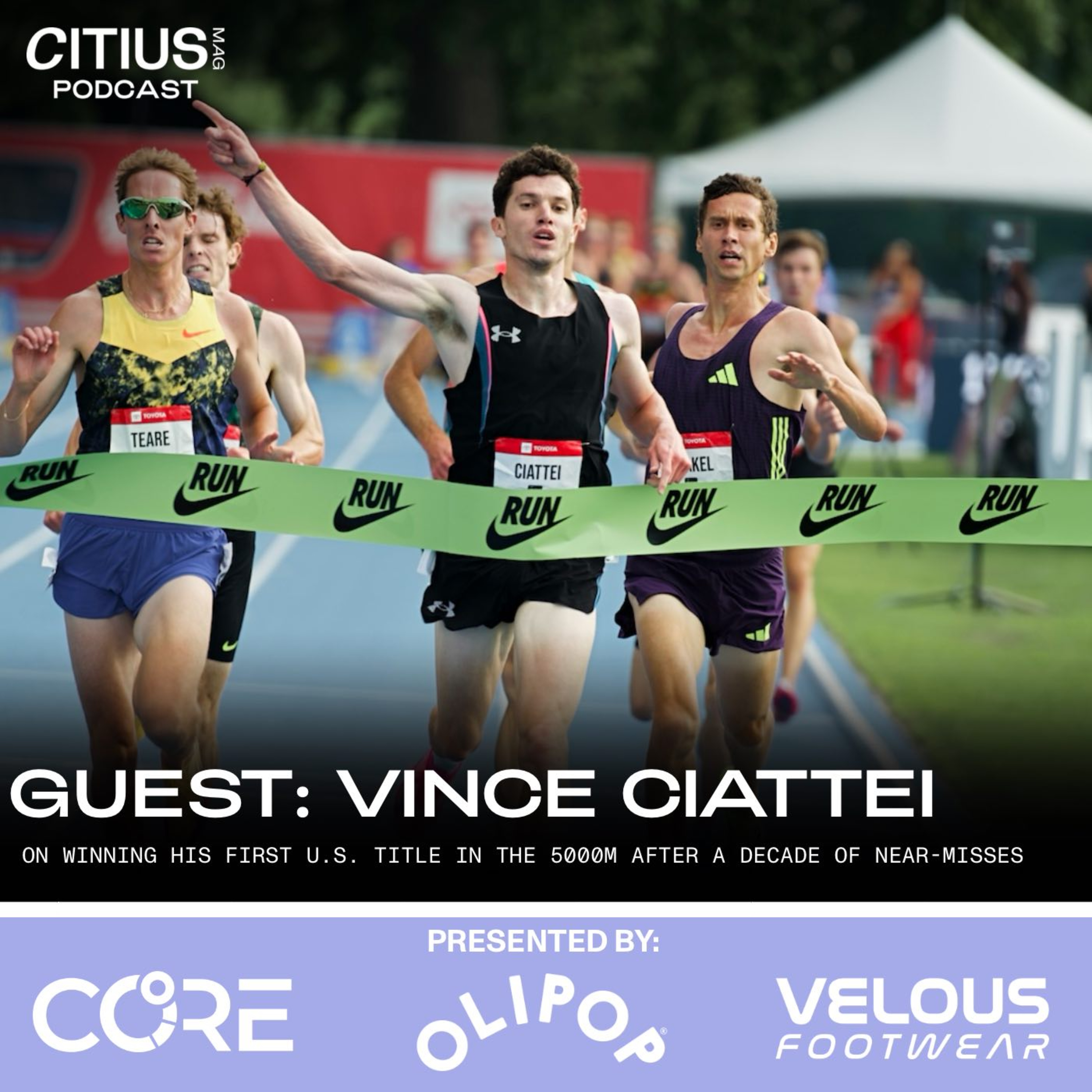 Vince Ciattei On Winning His First US Title In The 5000m After A Decade Of Near-Misses — CITIUS MAG Podcast episode artwork