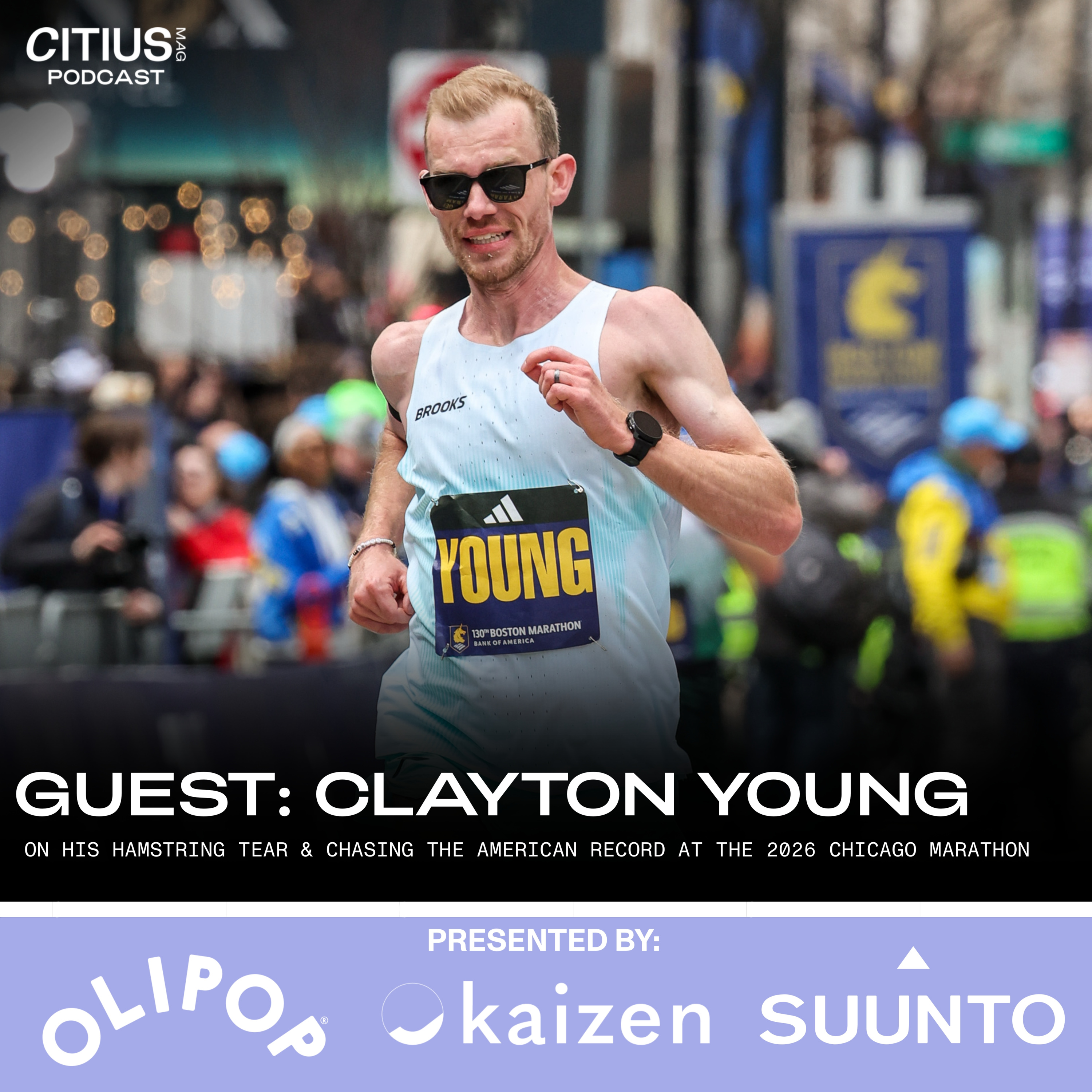 Clayton Young Reveals Hamstring Tear, Still Plans To Chase American Record At The 2026 Chicago Marathon — CITIUS MAG Podcast episode artwork