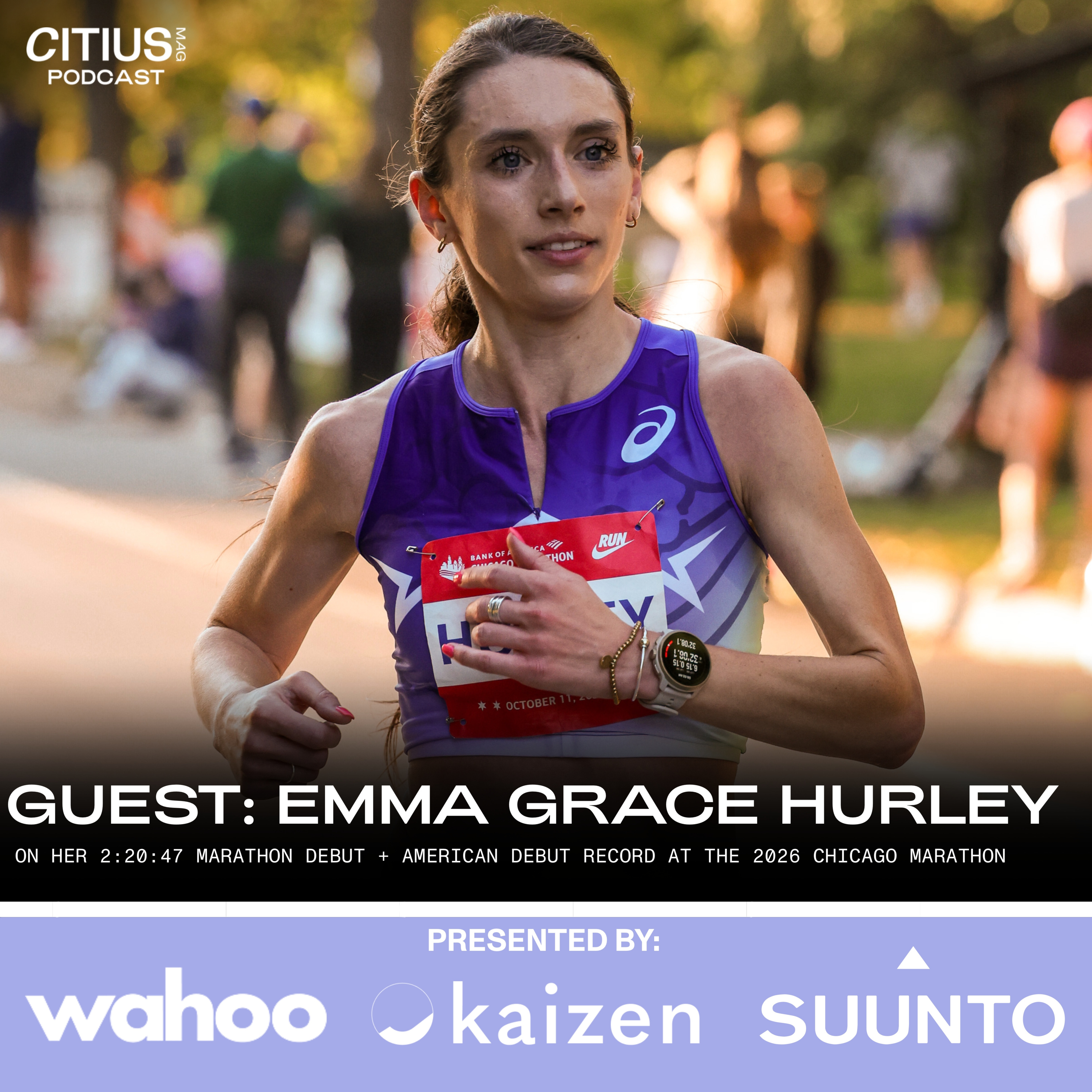 Emma Grace Hurley On Her 2:20:47 Marathon Debut, American Debut Record At The 2026 Chicago Marathon — CITIUS MAG Podcast episode artwork