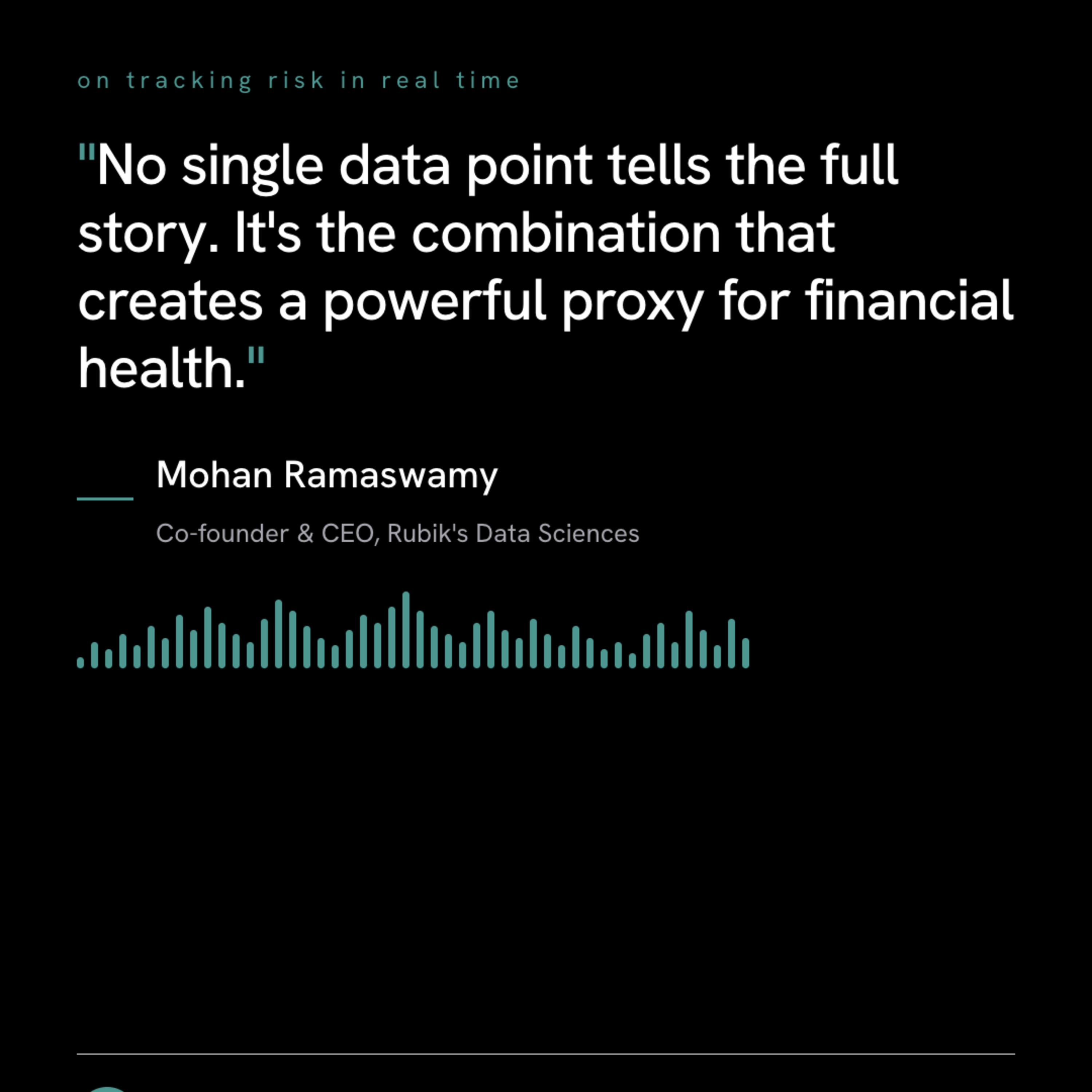 Inside the Data Science Behind India's Credit Decisions Ft. Mohan Ramaswamy episode artwork