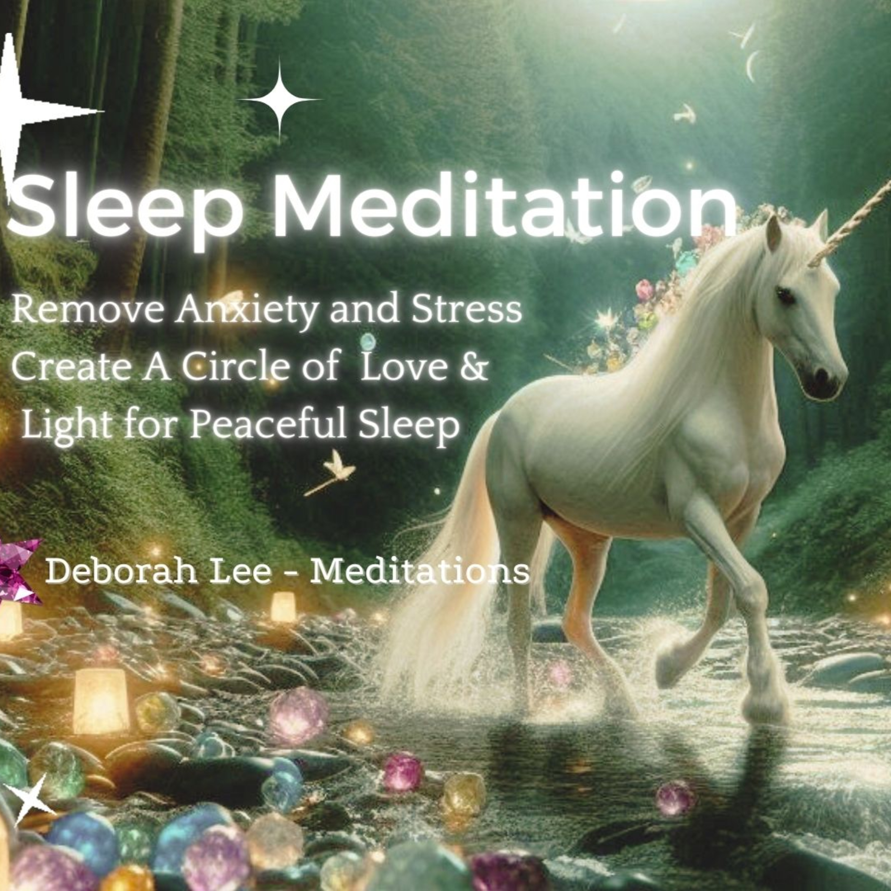 EP150😪⭐️Sleep Meditation (睡眠冥想🥱英文版) Remove Anxiety and Stress 😇 Create A Circle of Love & Light for Peaceful Sleep🍀💫Archangel Micheal💪Archangel Faith🌙Guardian Angels Lady Gaia🌍 episode artwork