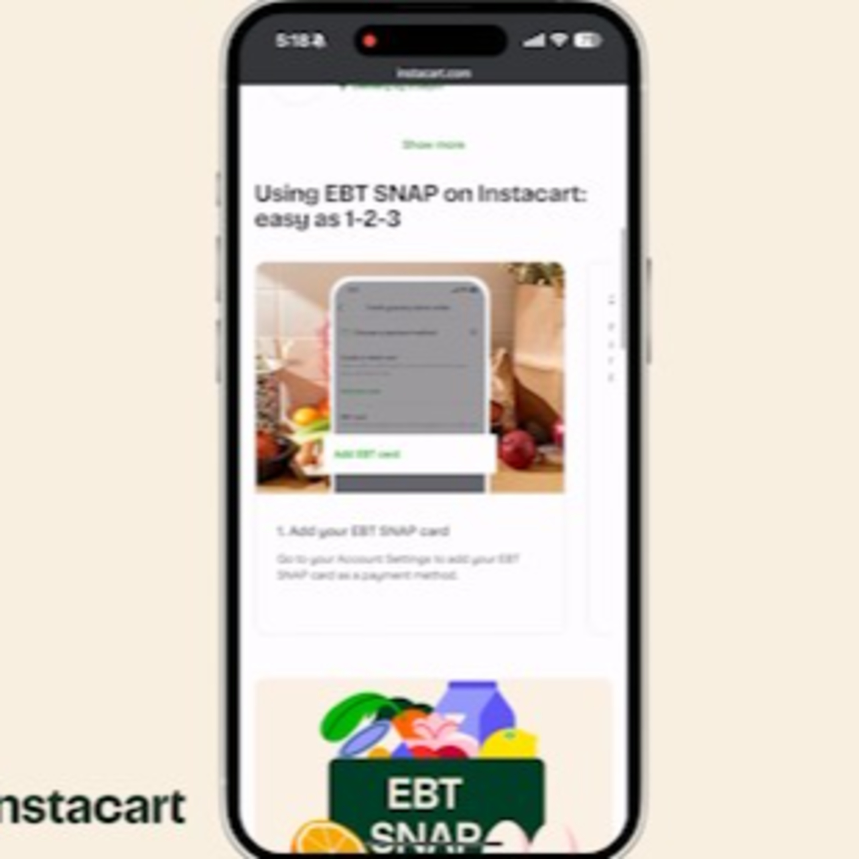 Techstination interview: Instacart delivers SNAP eligibility screener tool episode artwork