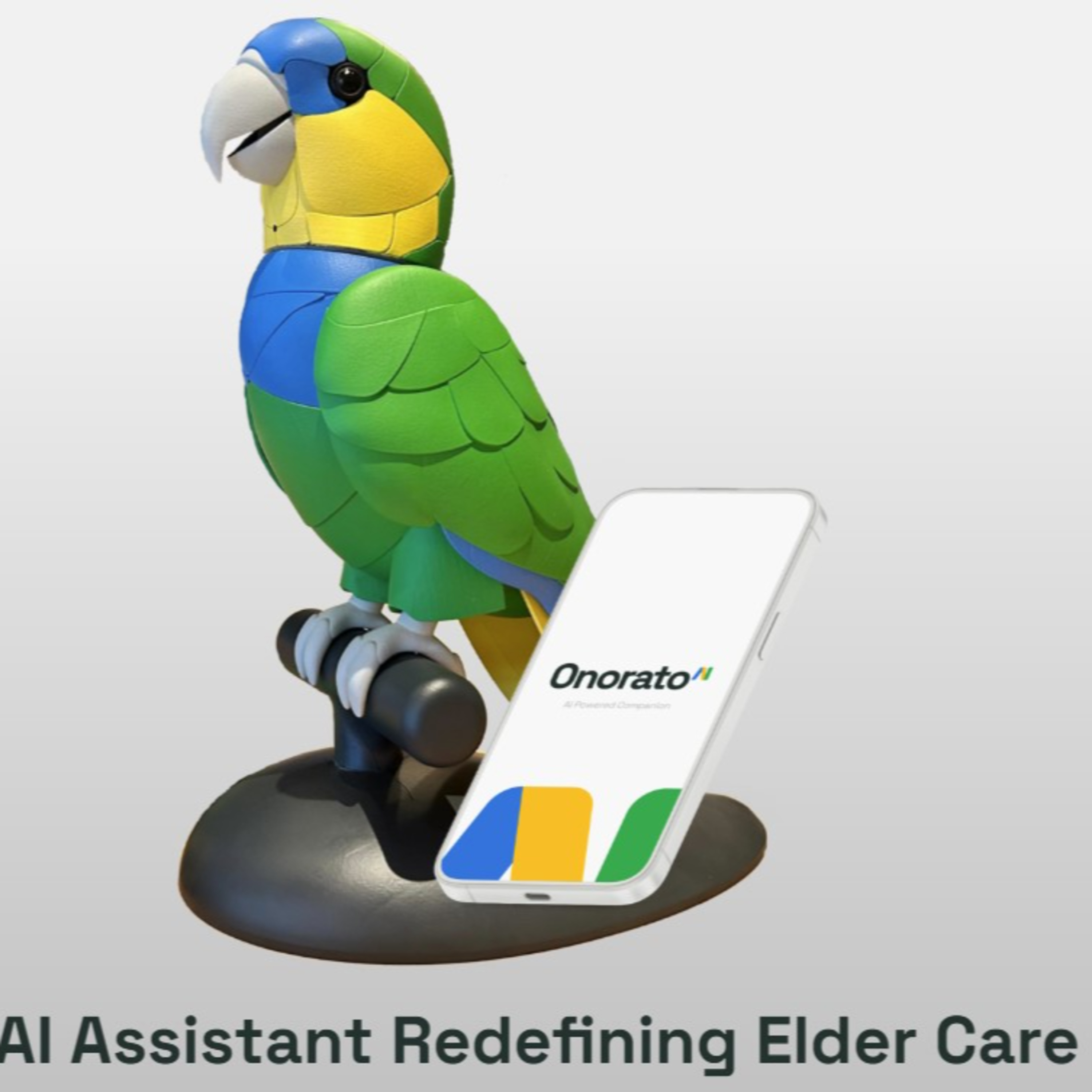 Techstination interview: Onorato AI building companion parrot for older adults episode artwork