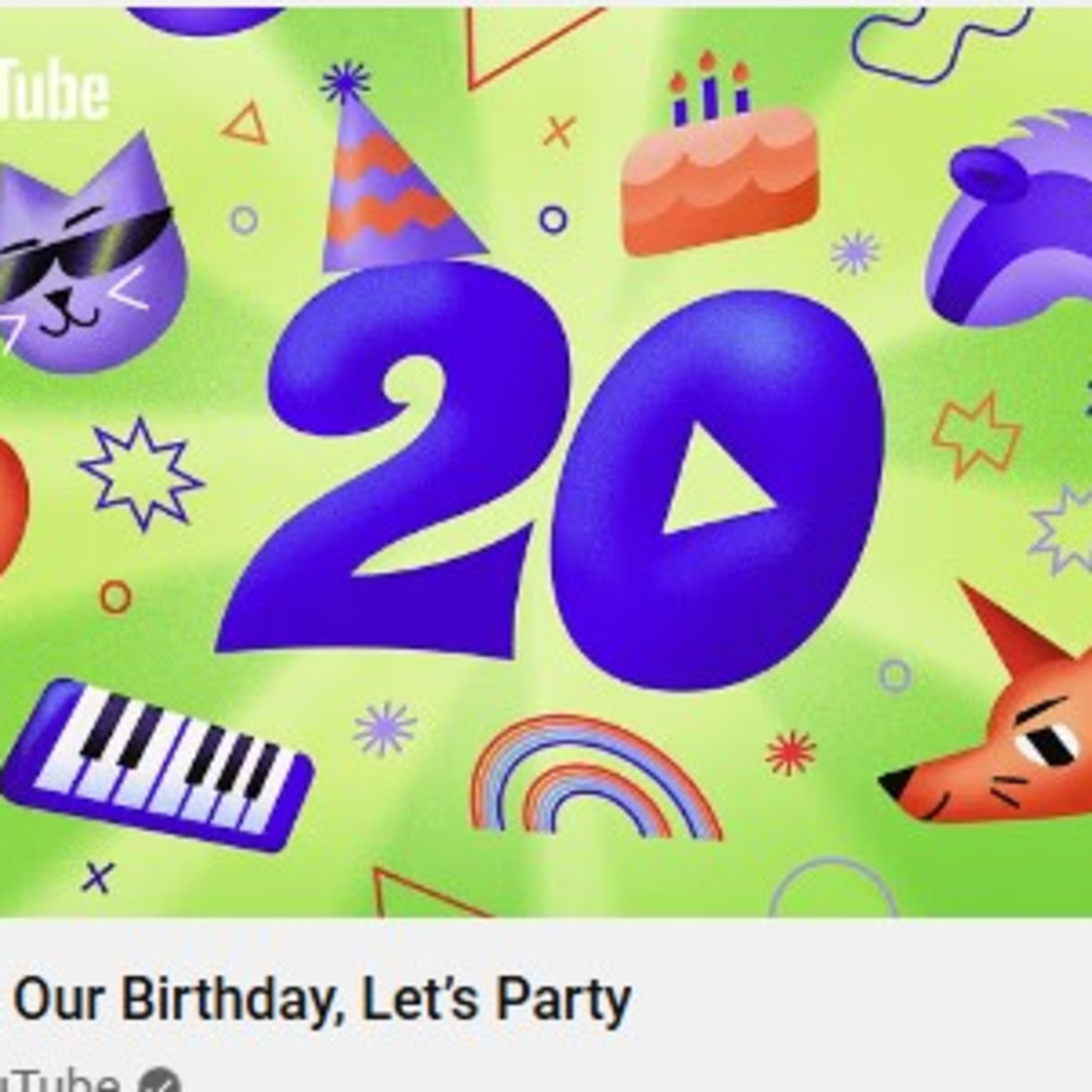 Techstination interview: YouTube brings back memories marking 20th anniversary episode artwork