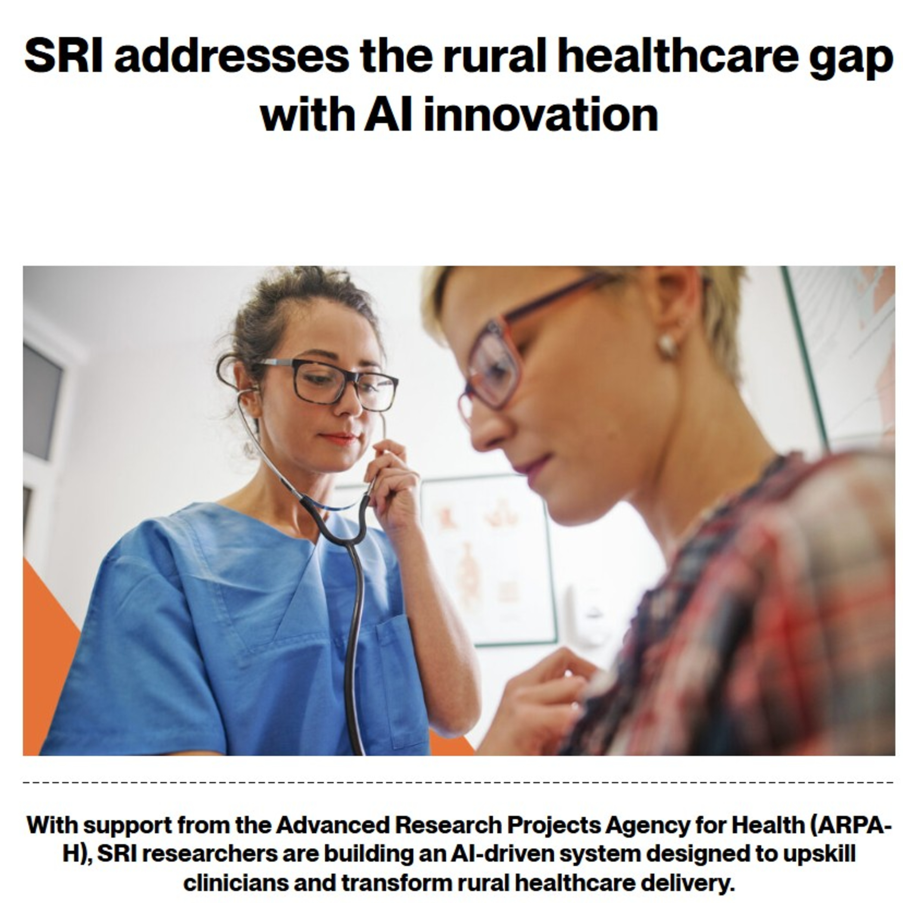 Techstination intvw: Using AI to help solve medical care shortages- SRI's Jason Tyan episode artwork