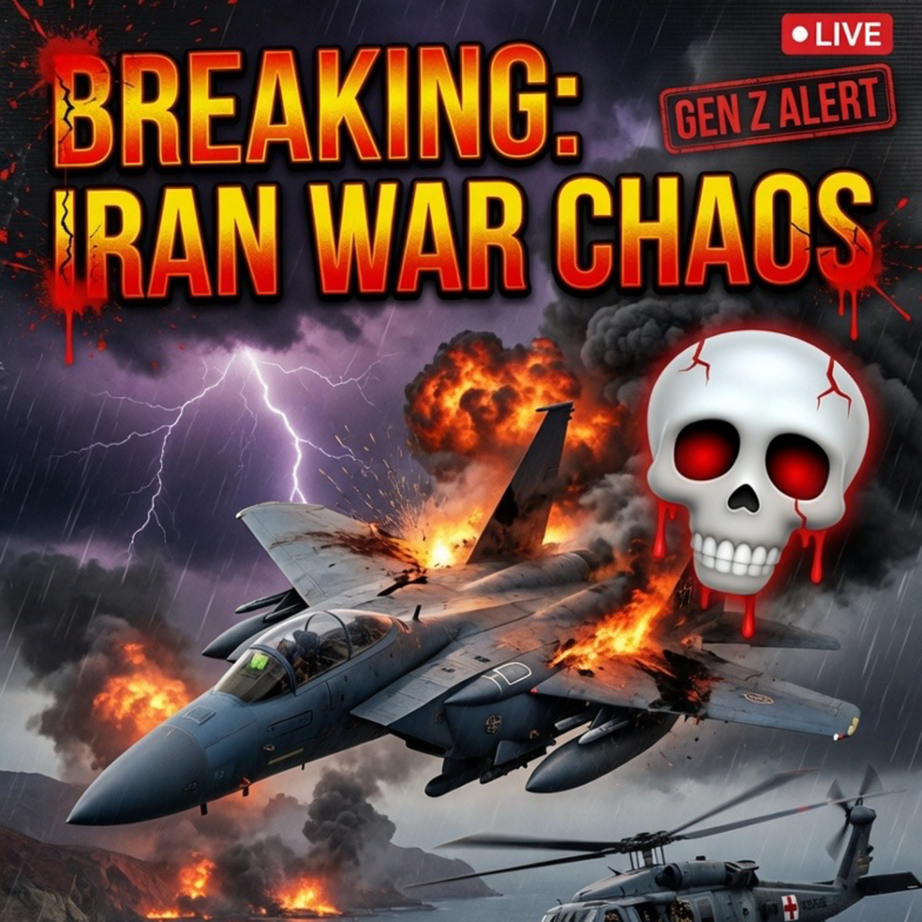 BREAKING: Iran War Chaos: US Rescues F-15 Crew, Trump Drops Hormuz Hell Ultimatum 💀 episode artwork