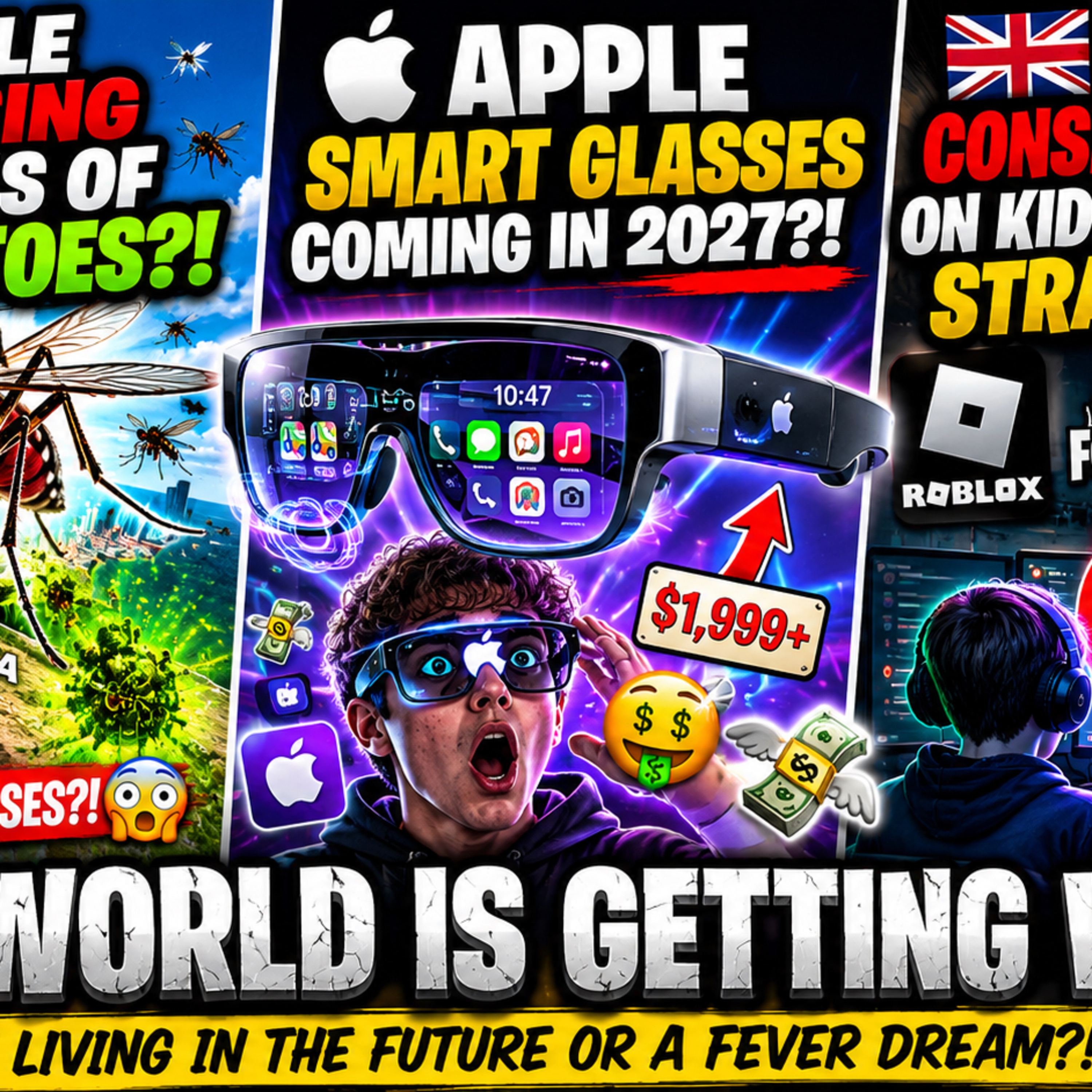 Google Unleashes Mosquitoes, Apple Wants Face Computers & The UK Is Coming For Roblox  episode artwork