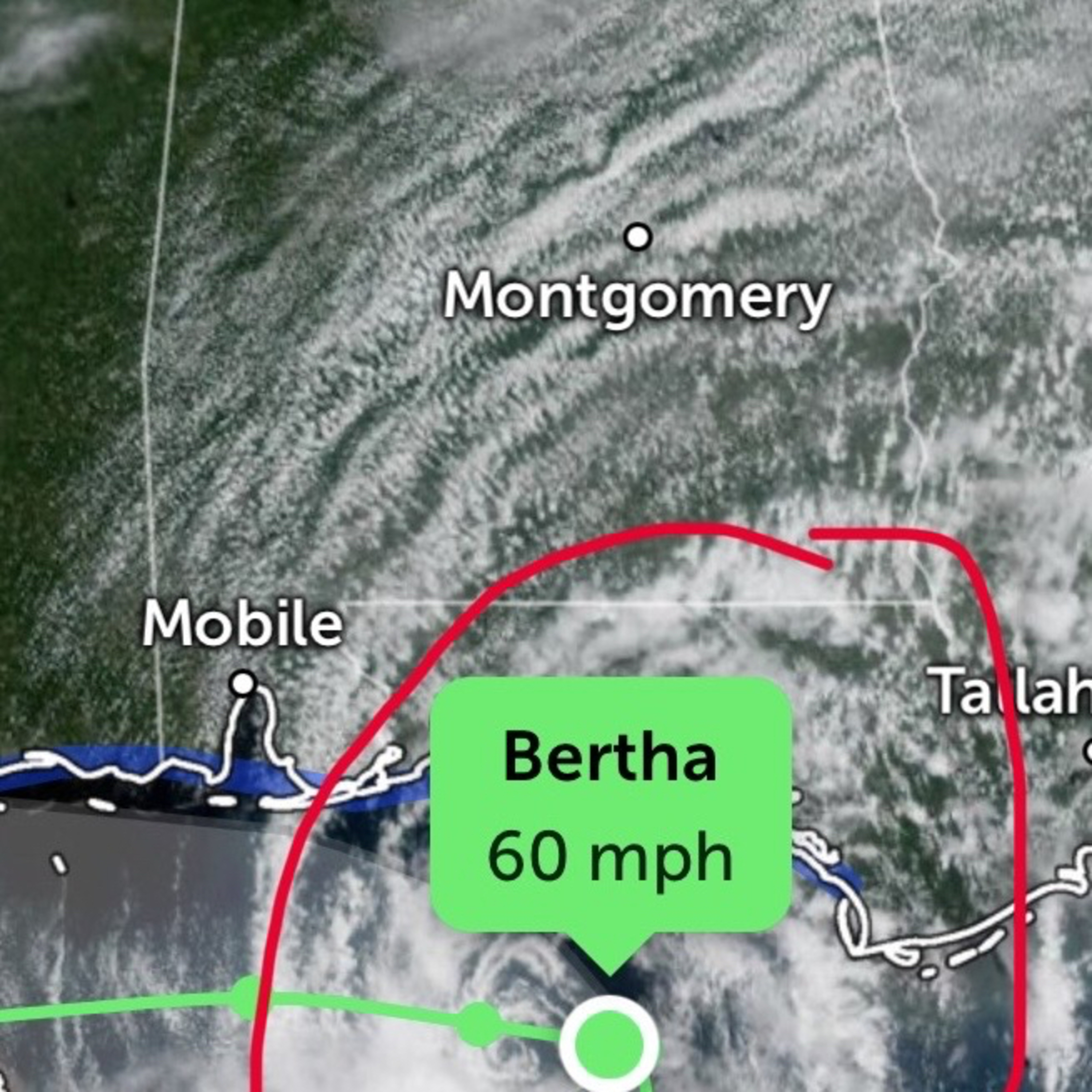 Tropical Storm Bertha Got Her Name Tag But Ain’t On Hurricane Timing episode artwork