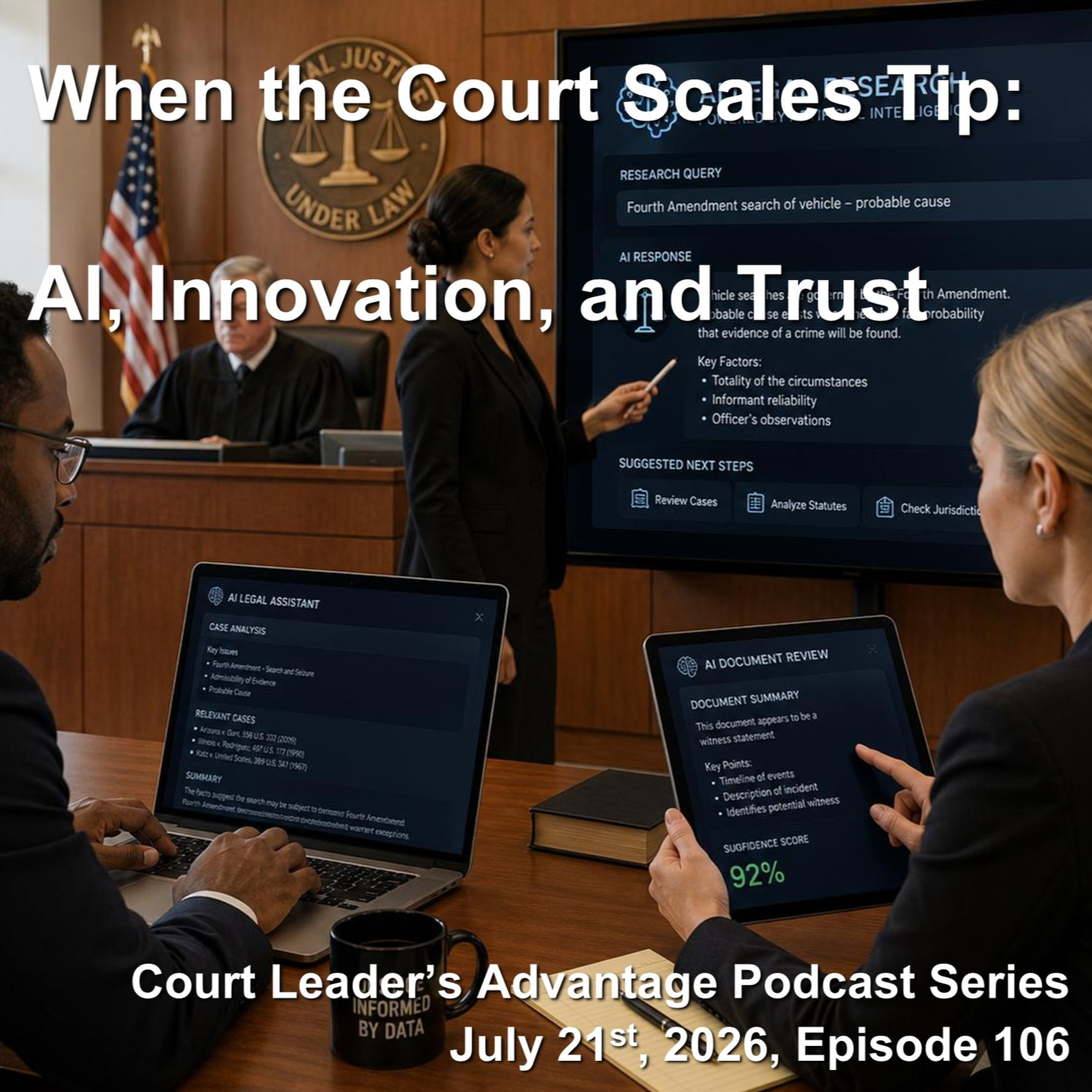 When the Court Scale Tips: AI, Innovation, and Trust episode artwork