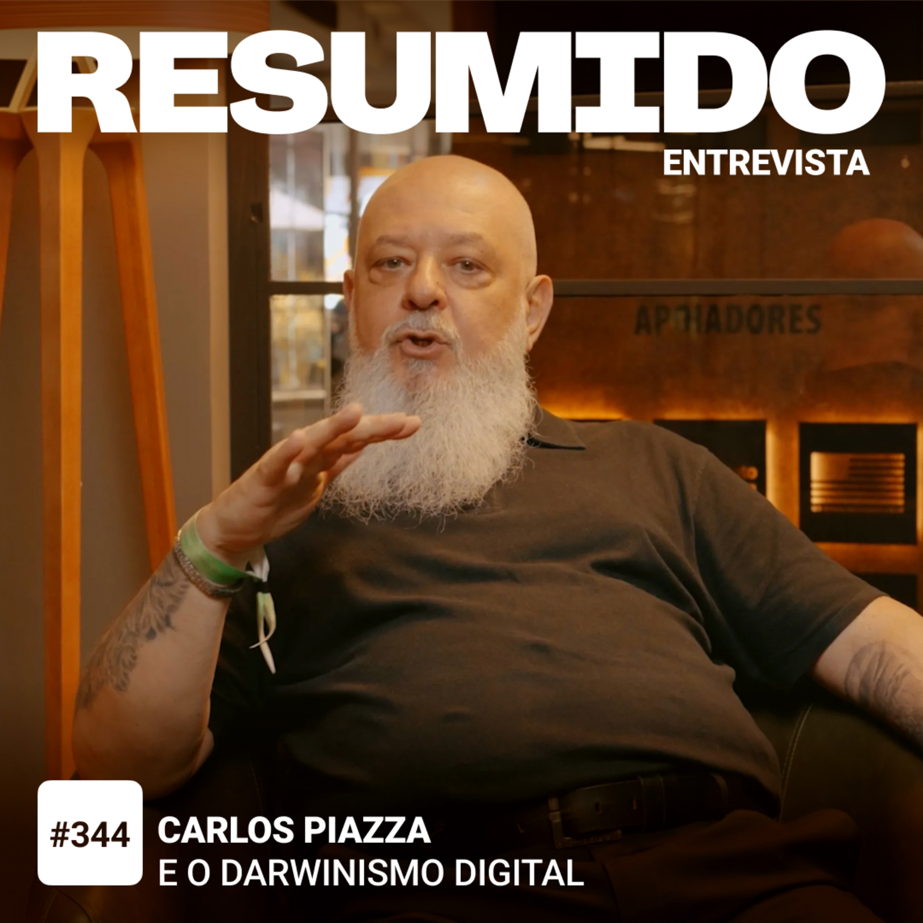 #344 - Carlos Piazza e o darwinismo digital #344 - Carlos Piazza e o darwinismo digital