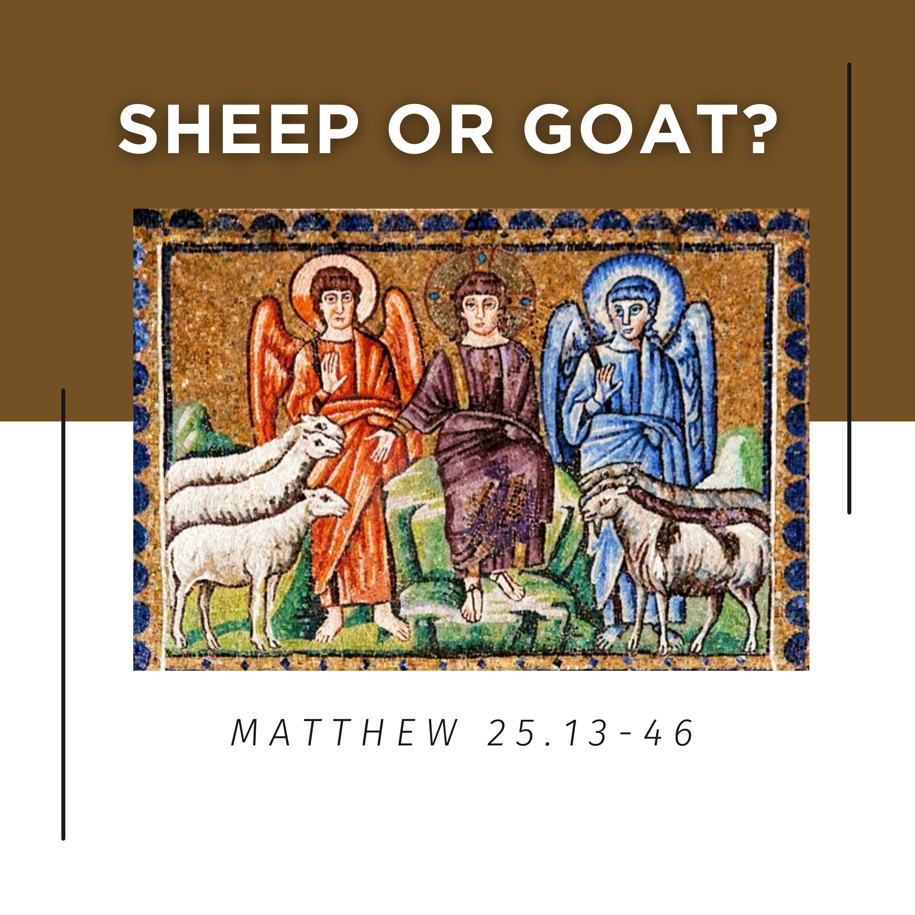 Matthew 25:31-46 // Sheep or Goats? episode artwork